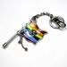 Versace Medusa Logo Rainbow Flag Keychain NWT Size ONE SIZE - 9 Thumbnail