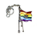 Versace Medusa Logo Rainbow Flag Keychain NWT Size ONE SIZE - 7 Thumbnail