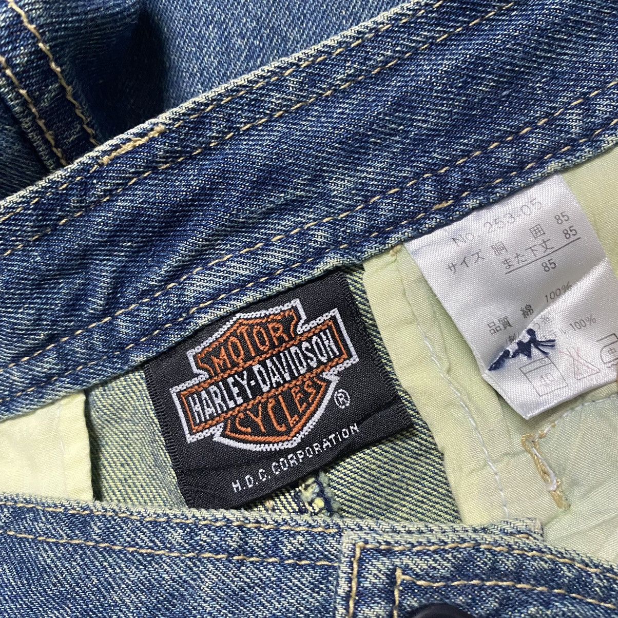 Harley Davidson Vintage Harley Davidson Denim Baggy Jeans Size US 32 / EU 48 - 16 Thumbnail