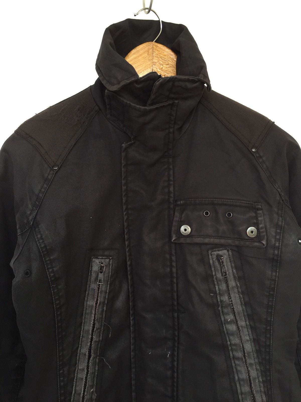 G-Star G-Star Tactical Multi Pocket Waxed Biker Jacket Size US S / EU 44-46 / 1 - 2 Thumbnail