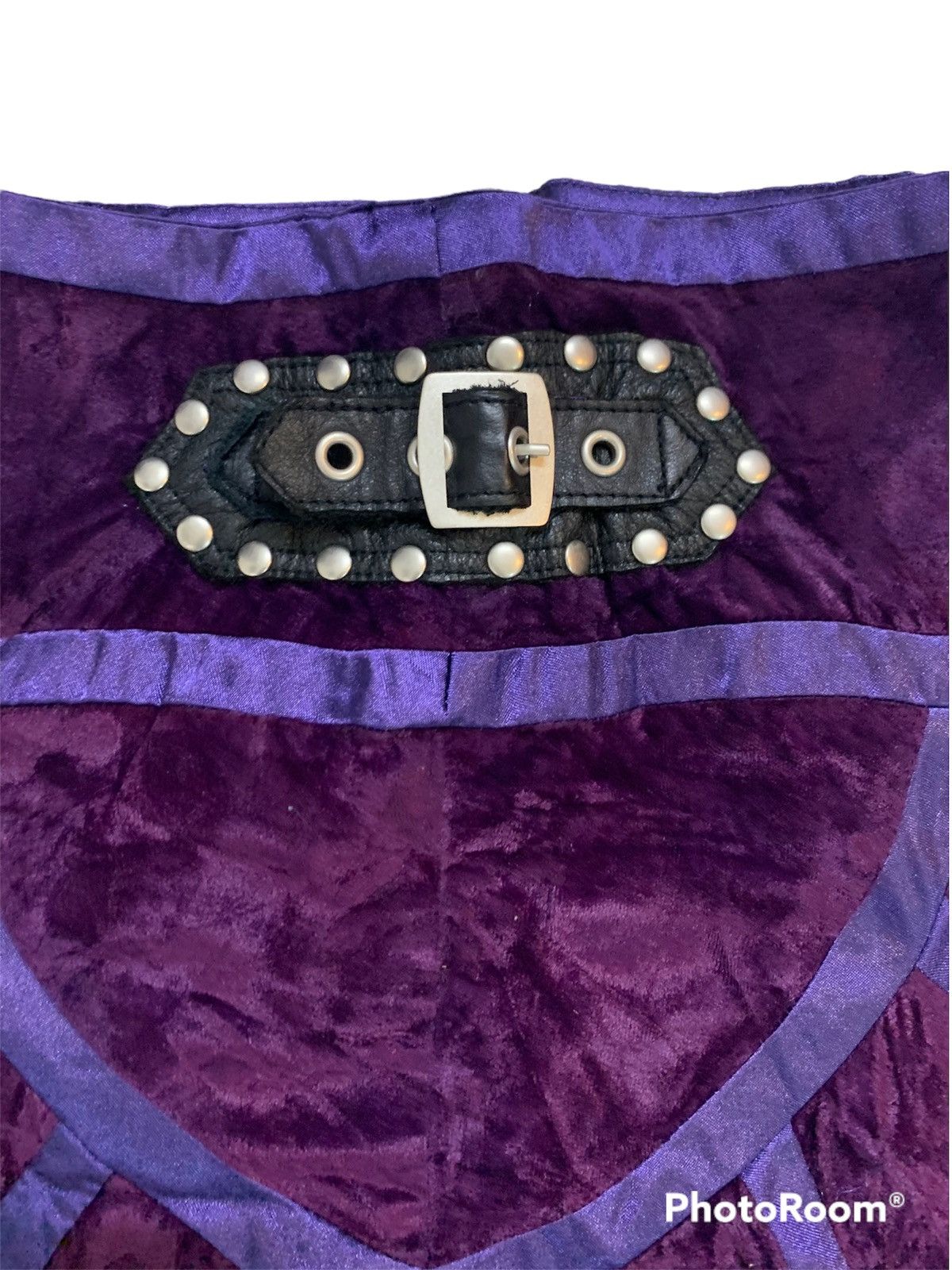 Seditionaries Vintage Velvet Punk Gothic Skirt Size 29" - 10 Thumbnail