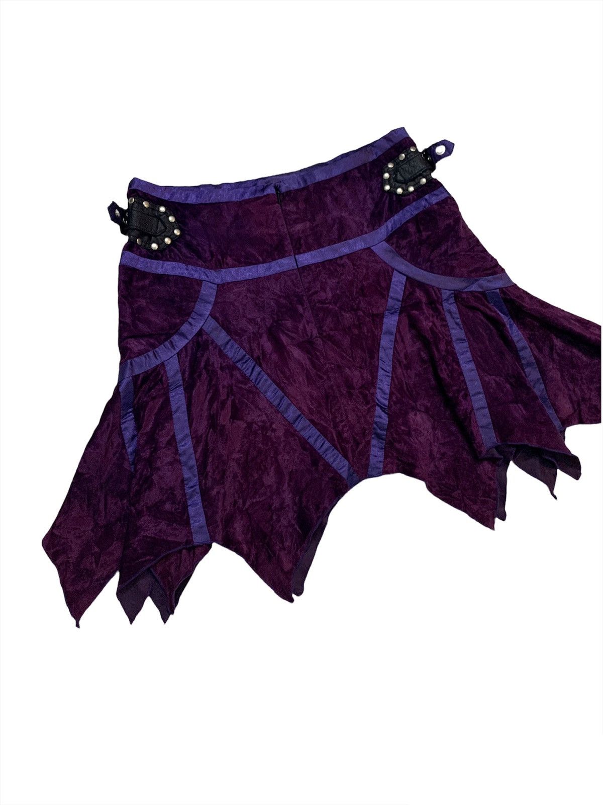 Seditionaries Vintage Velvet Punk Gothic Skirt Size 29" - 6 Thumbnail