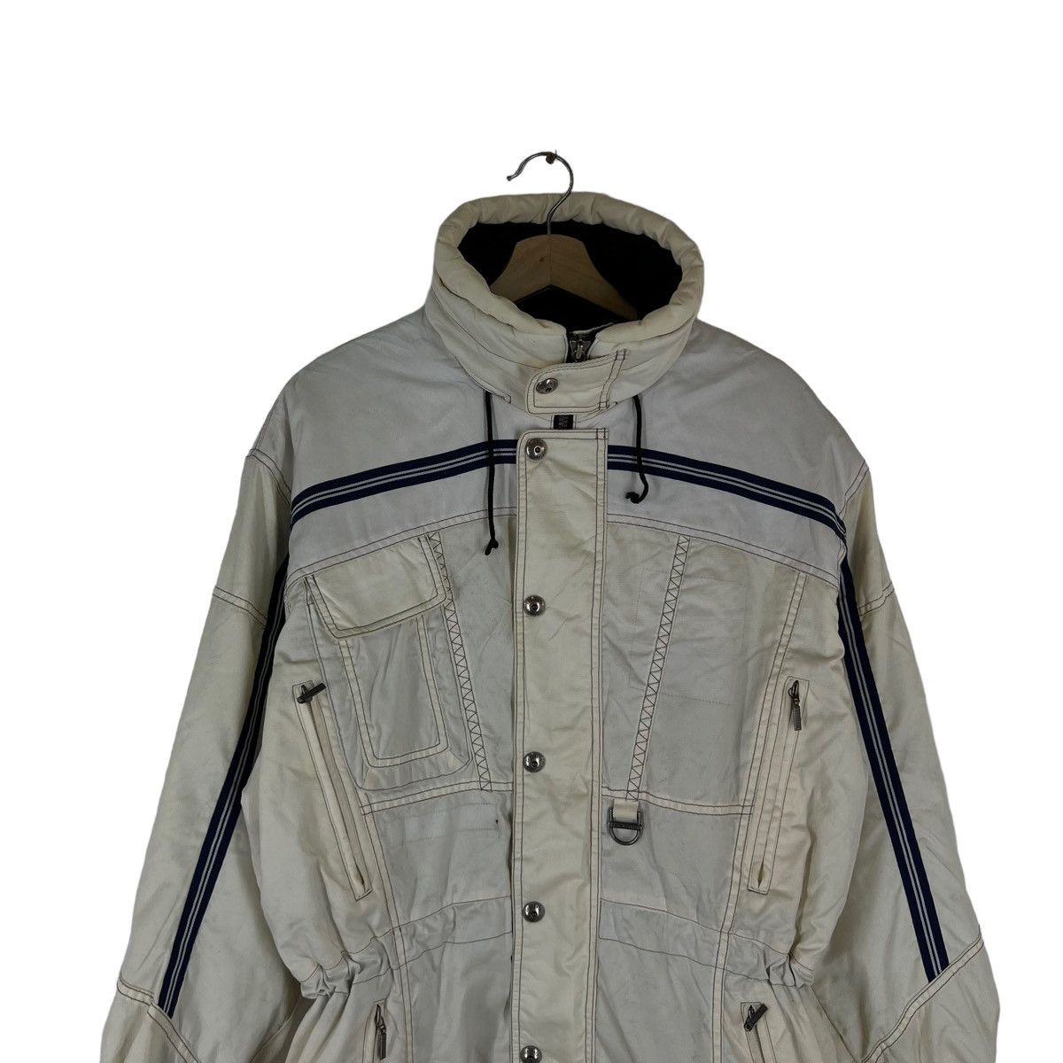 Japanese Brand VINTAGE SKI JACKET PARACHUTE DESIGN DESCENTE JAPAN Size US M / EU 48-50 / 2 - 4 Thumbnail