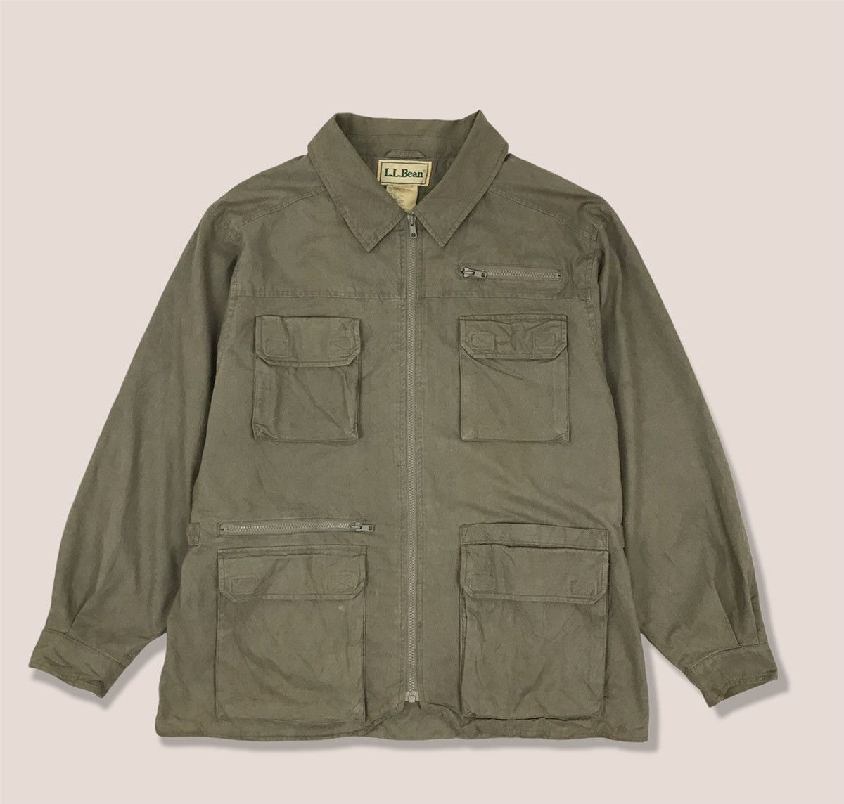 L.L. Bean × Vintage Vintage L.L Bean Tactical Pocket Cargo Jacket Size US L / EU 52-54 / 3 - 1 Thumbnail