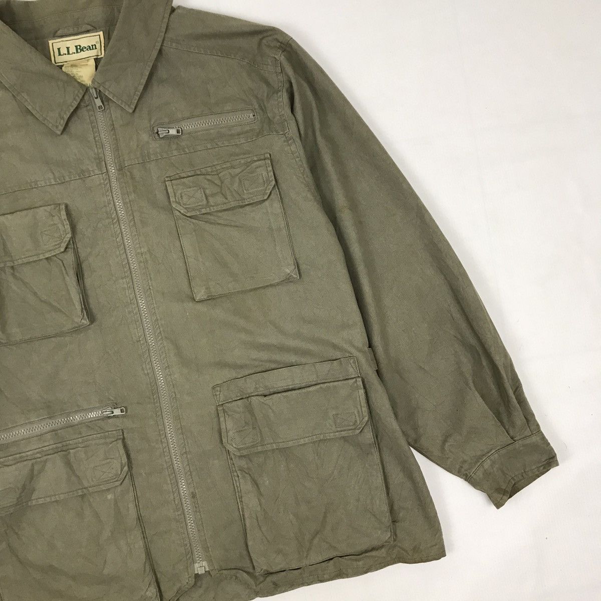 L.L. Bean × Vintage Vintage L.L Bean Tactical Pocket Cargo Jacket Size US L / EU 52-54 / 3 - 3 Thumbnail