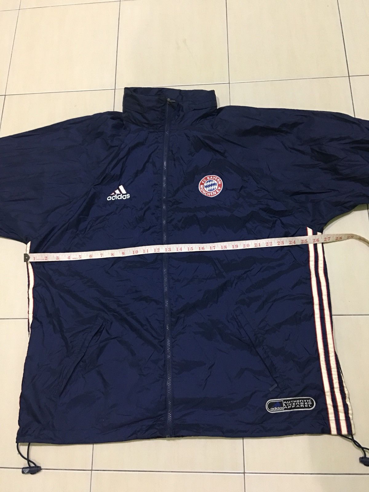 Adidas 90s Vintage Mens ADIDAS BAYERN MUNICH Tracksuit Jacket Size US L / EU 52-54 / 3 - 8 Thumbnail