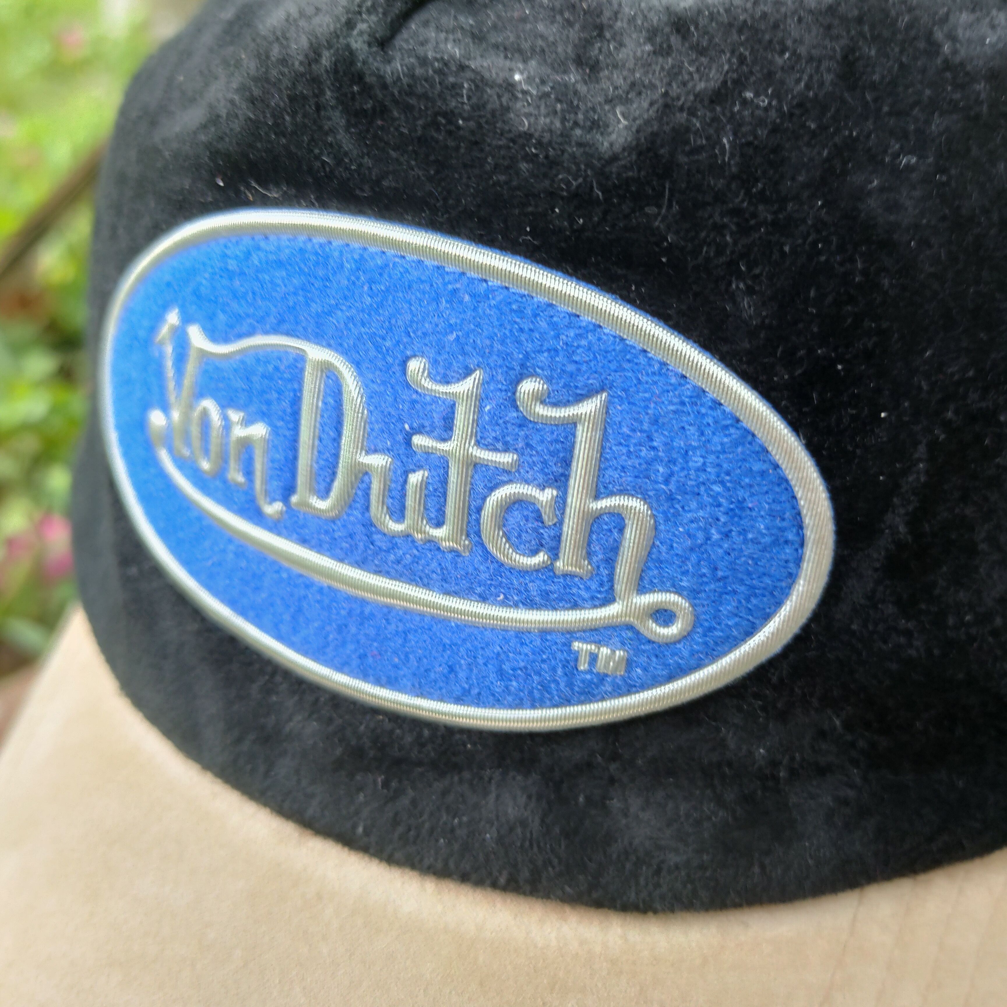 Von Dutch Vintage VON DUTCH Trucker Corduroy Snapback Cap Blue Size ONE SIZE - 2 Thumbnail