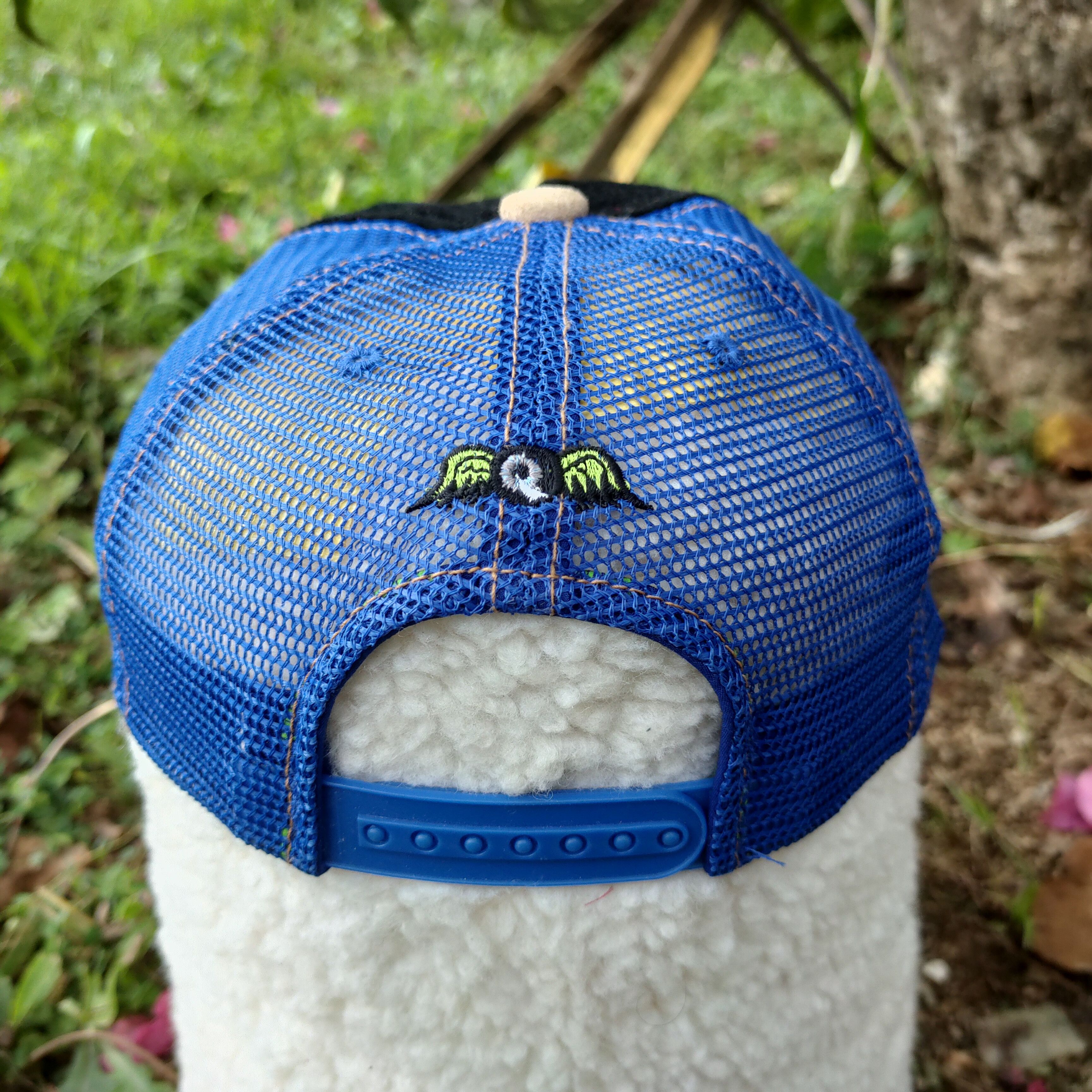 Von Dutch Vintage VON DUTCH Trucker Corduroy Snapback Cap Blue Size ONE SIZE - 4 Thumbnail