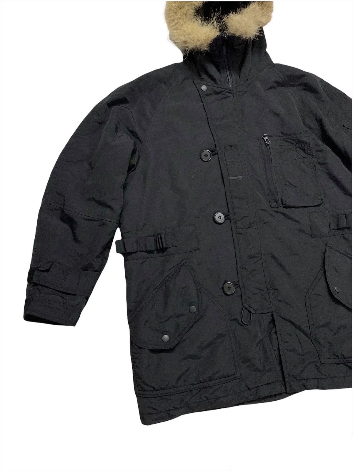 PPFM × Voodoo Tactical PPFM Tactical Military Fur Hooded Black Jacket Size US M / EU 48-50 / 2 - 4 Thumbnail