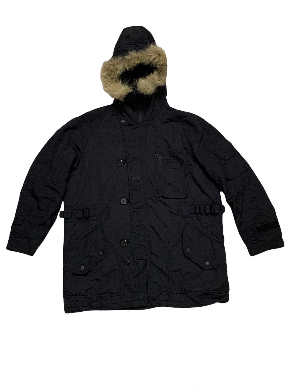 PPFM × Voodoo Tactical PPFM Tactical Military Fur Hooded Black Jacket Size US M / EU 48-50 / 2 - 3 Thumbnail