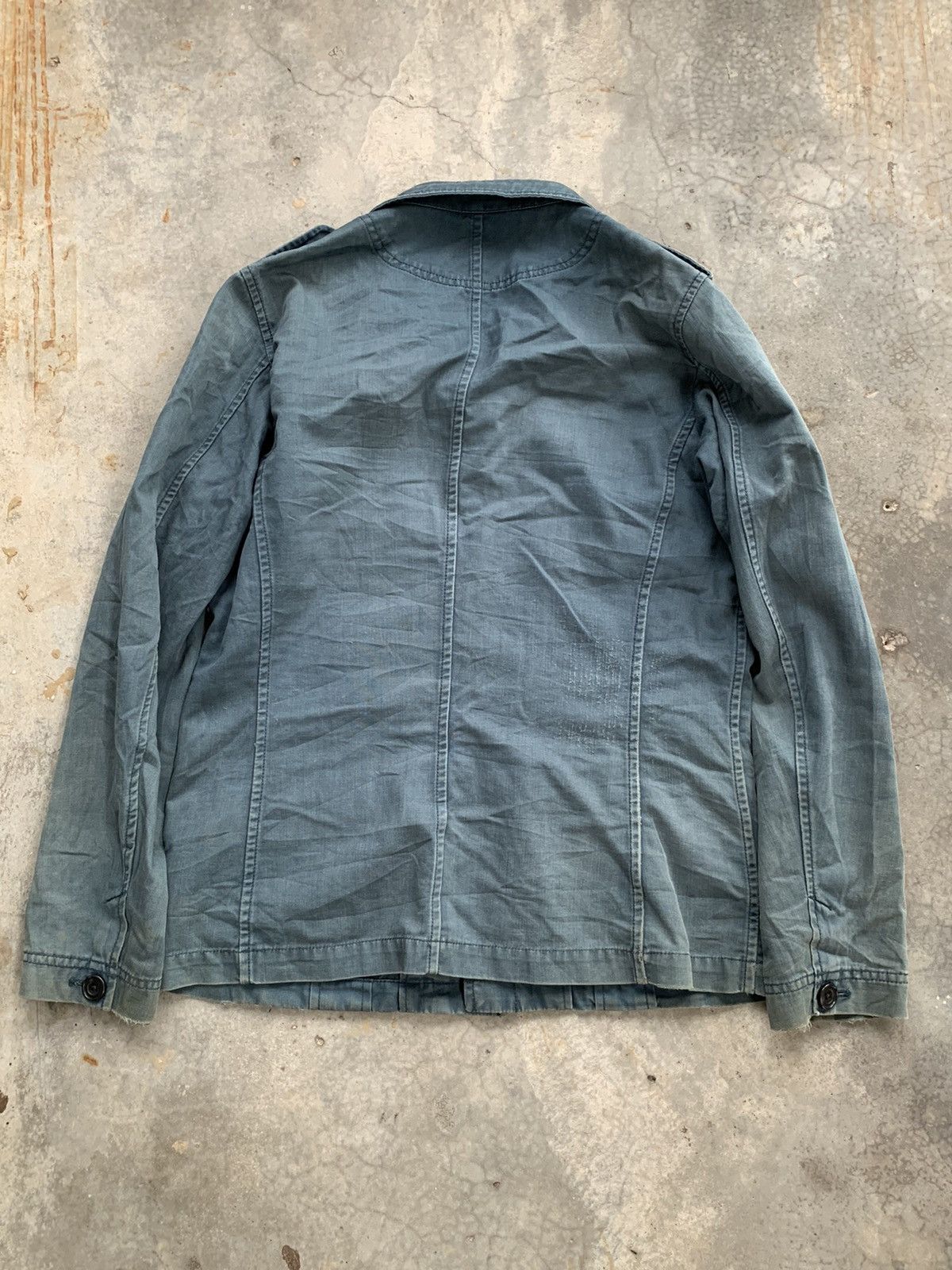 Japanese Brand JapaneseBrand Trashed Distressed Style Kapital Worker Jacket Size US M / EU 48-50 / 2 - 2 Thumbnail