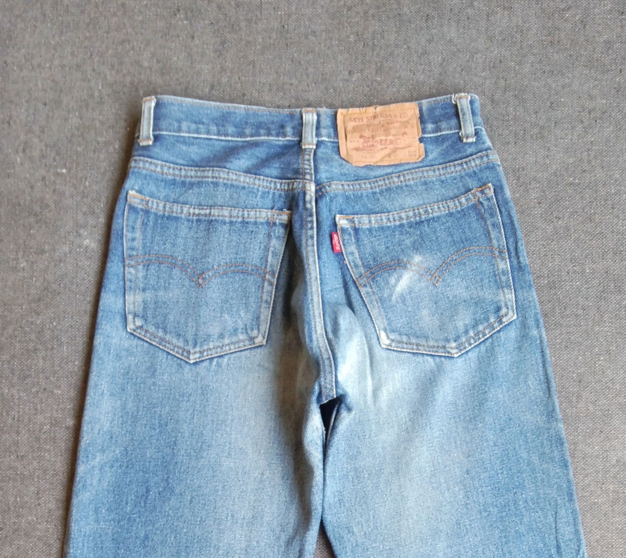 Levi's Vintage Levi's Jeans 505 Distressed Faded Blue Denim 27x28 Size US 27 - 4 Thumbnail