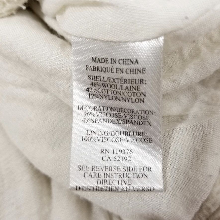 Helmut Lang Helmut Lang Distressed Dove White Zip Wool Sweater Size US S / EU 44-46 / 1 - 10 Thumbnail
