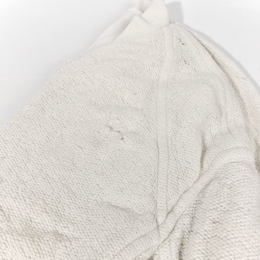 Helmut Lang Helmut Lang Distressed Dove White Zip Wool Sweater Size US S / EU 44-46 / 1 - 5 Thumbnail