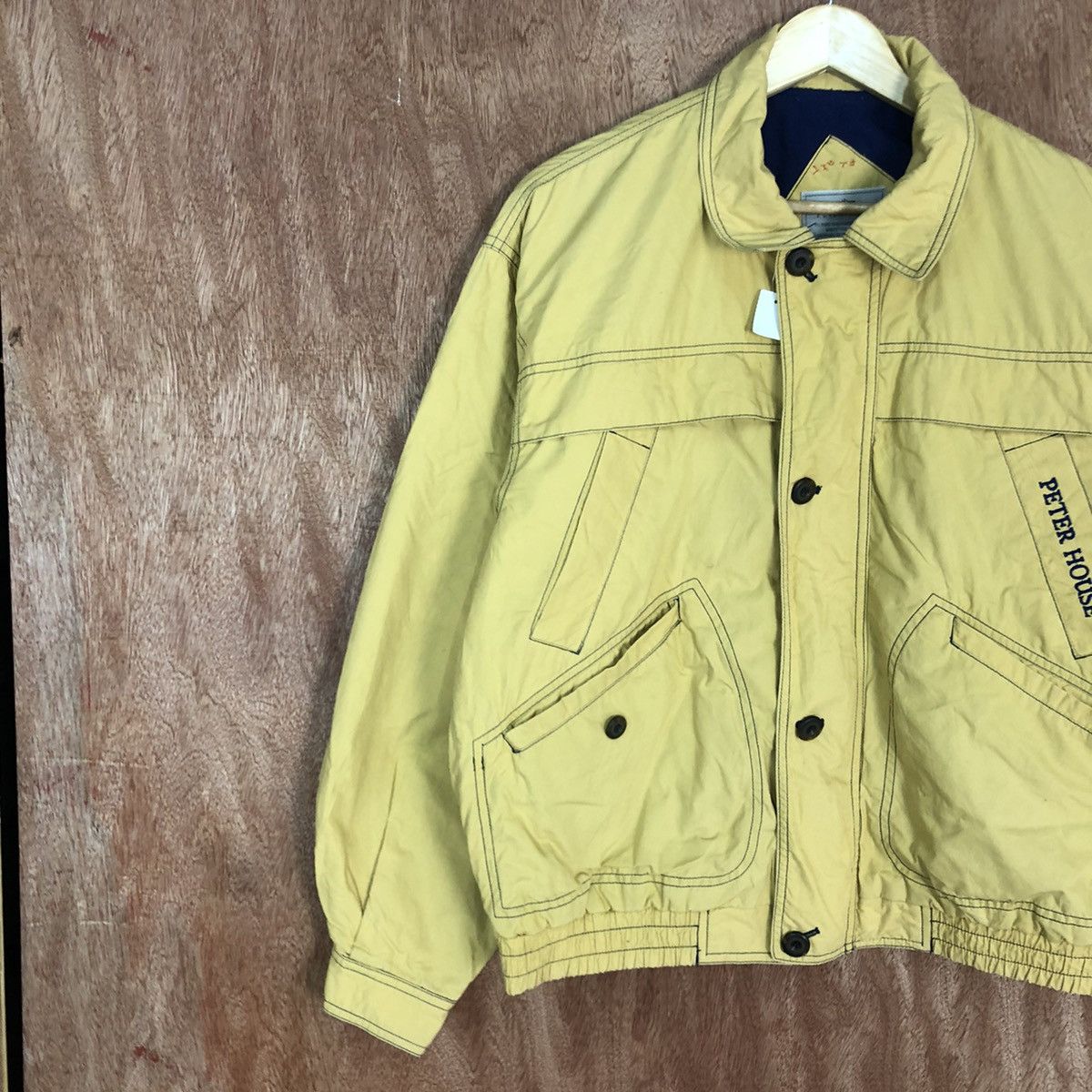 Japanese Brand DLL Peter House Yellow vintage Light Jacket #1381 Size US M / EU 48-50 / 2 - 7 Thumbnail