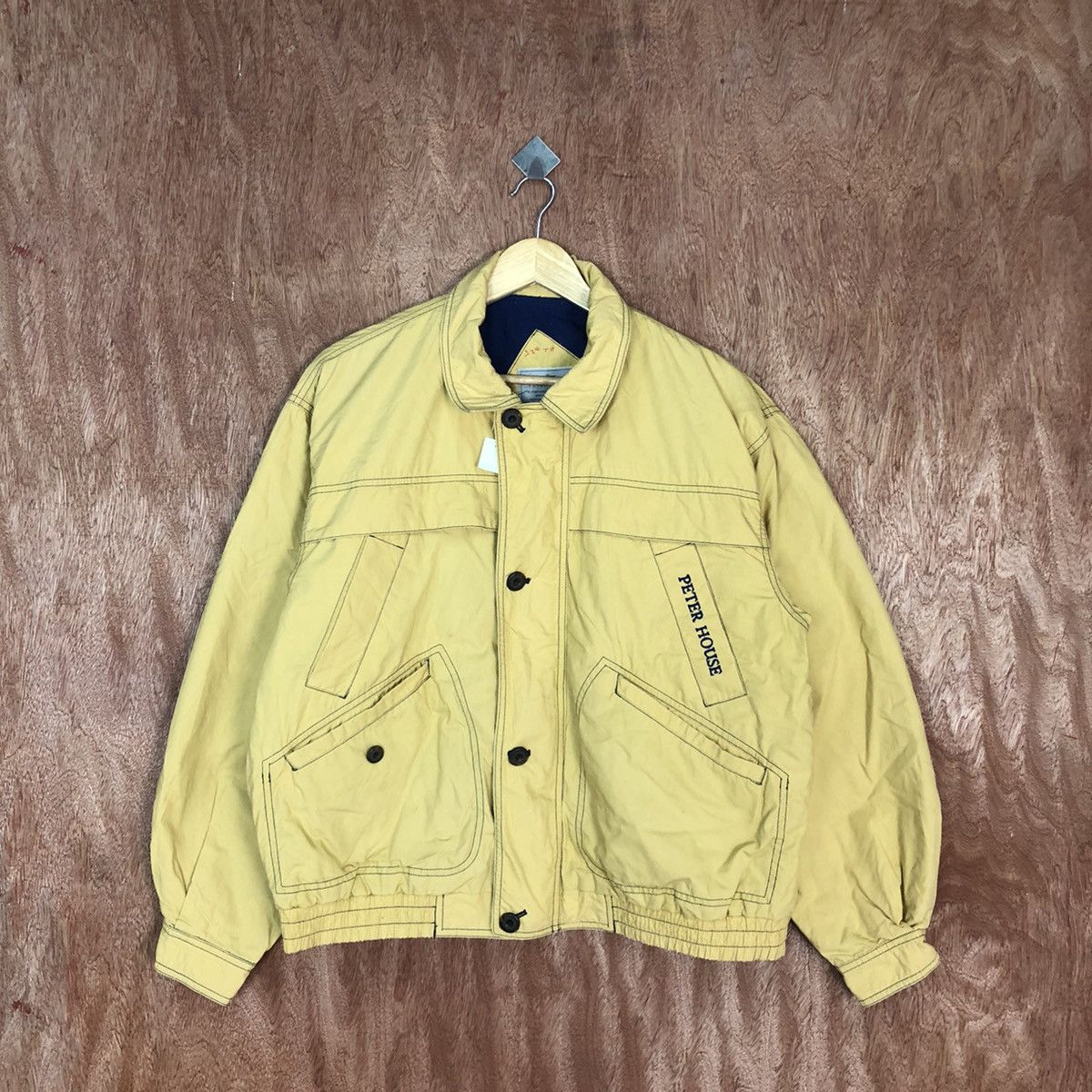 Japanese Brand DLL Peter House Yellow vintage Light Jacket #1381 Size US M / EU 48-50 / 2 - 3 Thumbnail