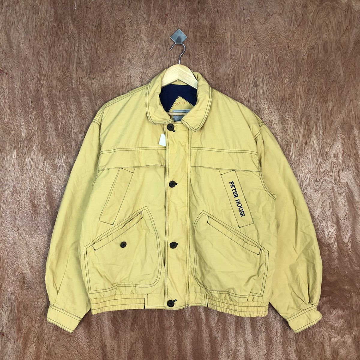 Japanese Brand DLL Peter House Yellow vintage Light Jacket #1381 Size US M / EU 48-50 / 2 - 1 Thumbnail