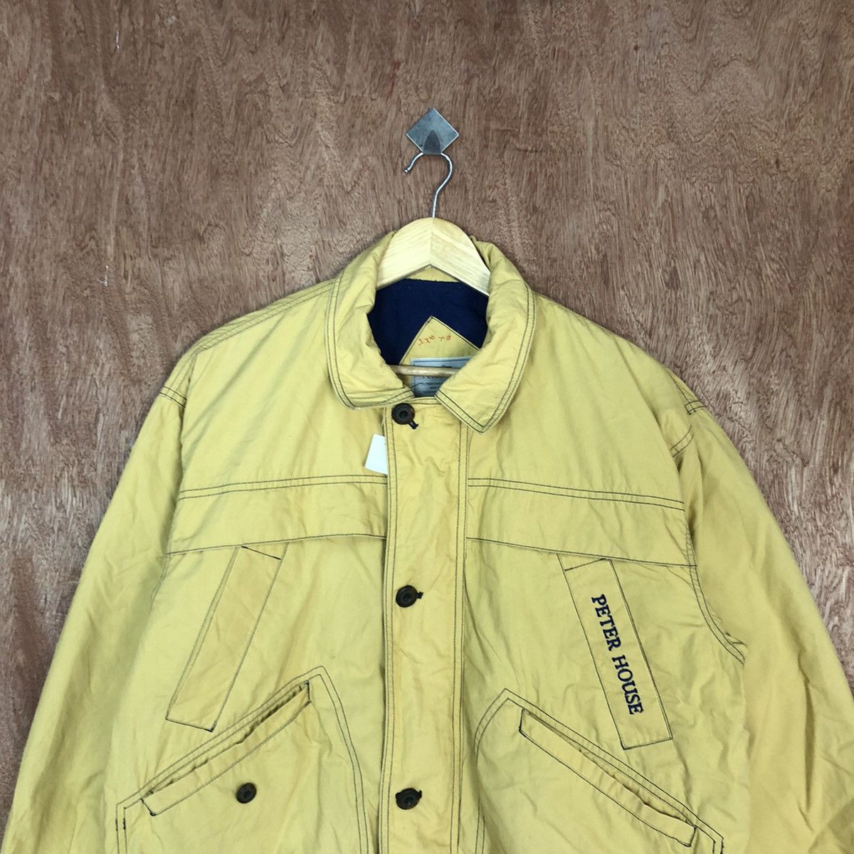Japanese Brand DLL Peter House Yellow vintage Light Jacket #1381 Size US M / EU 48-50 / 2 - 9 Thumbnail