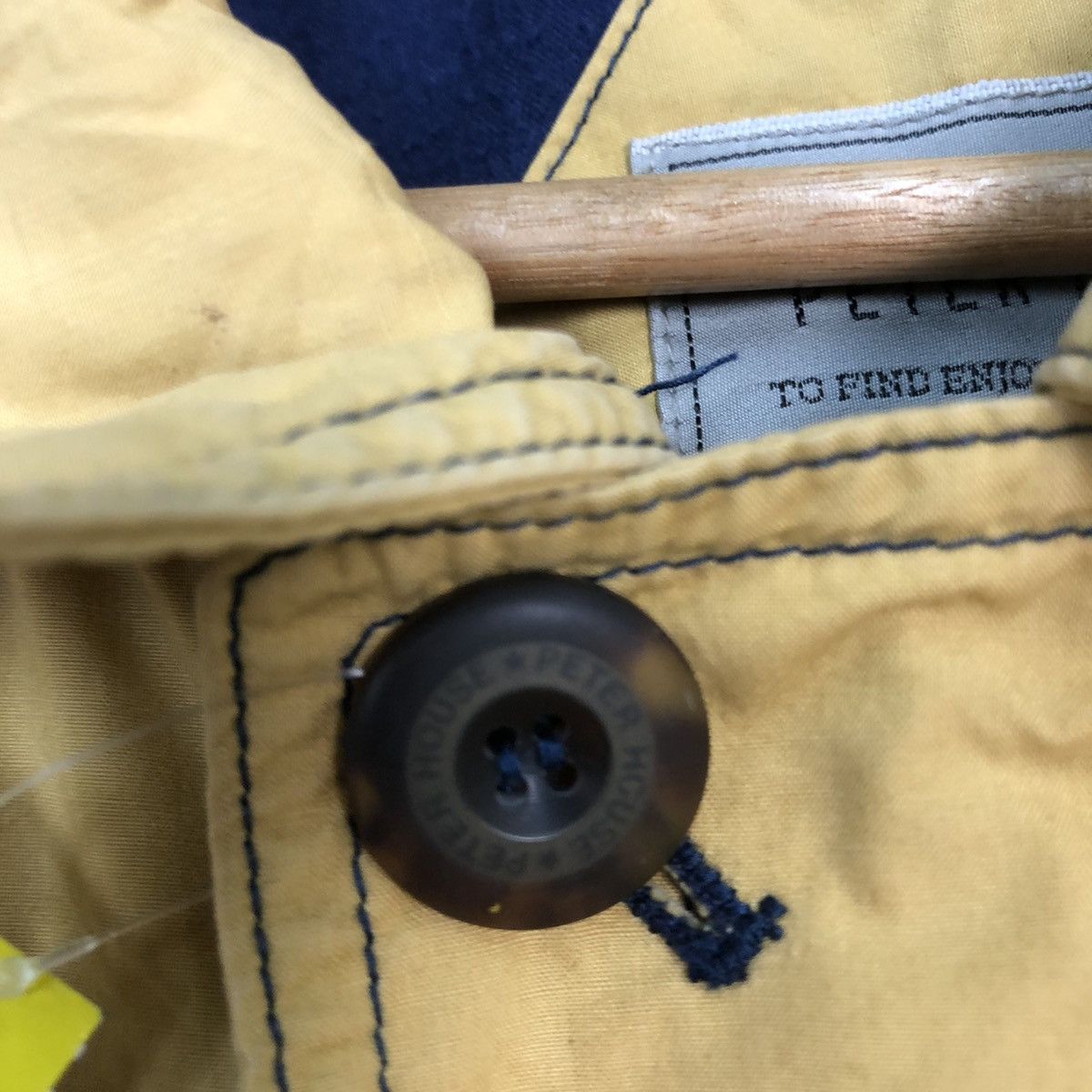 Japanese Brand DLL Peter House Yellow vintage Light Jacket #1381 Size US M / EU 48-50 / 2 - 12 Thumbnail