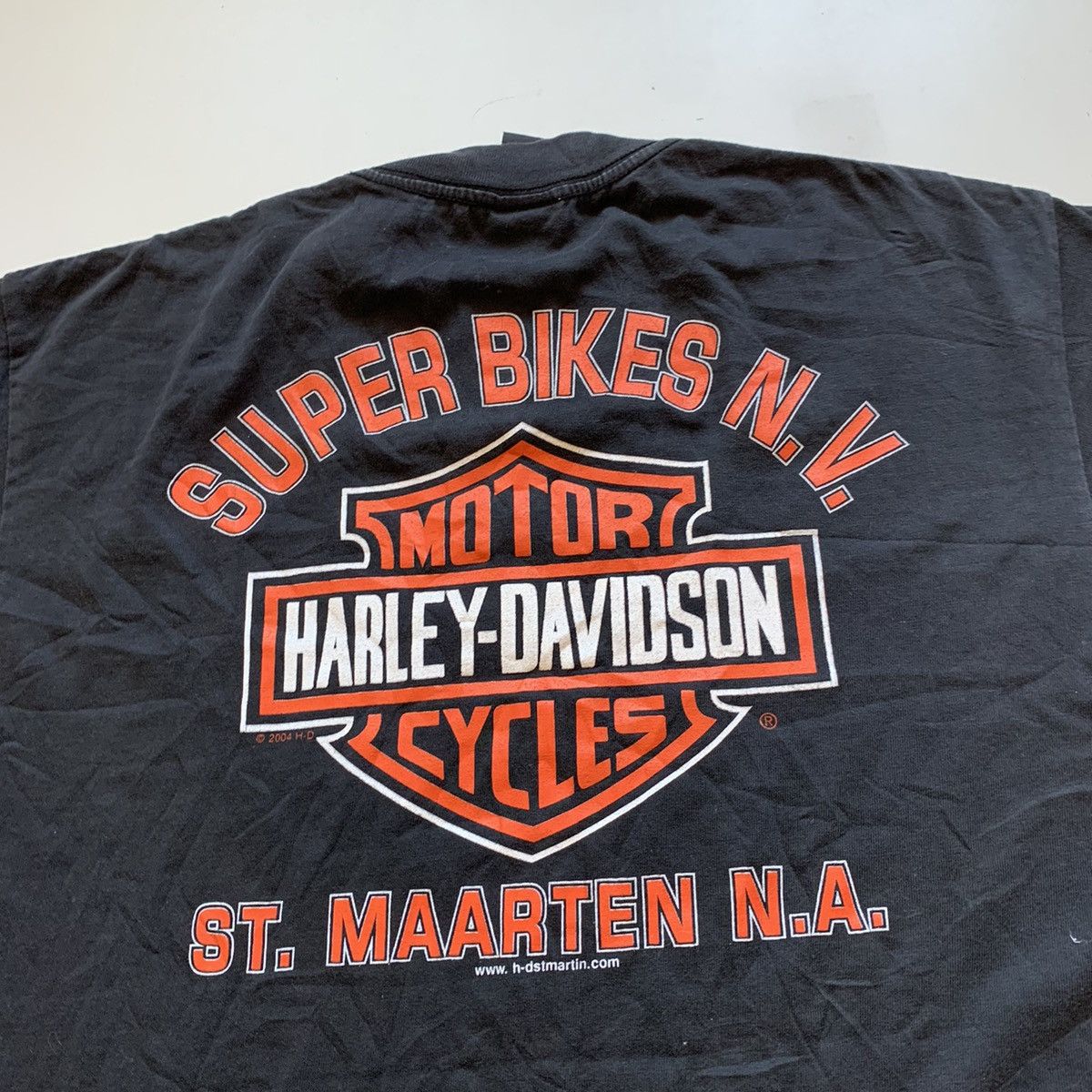 Harley Davidson Vintage 2000s Harley Davidson Skull Biker Graphic T Shirt Size US M / EU 48-50 / 2 - 4 Thumbnail