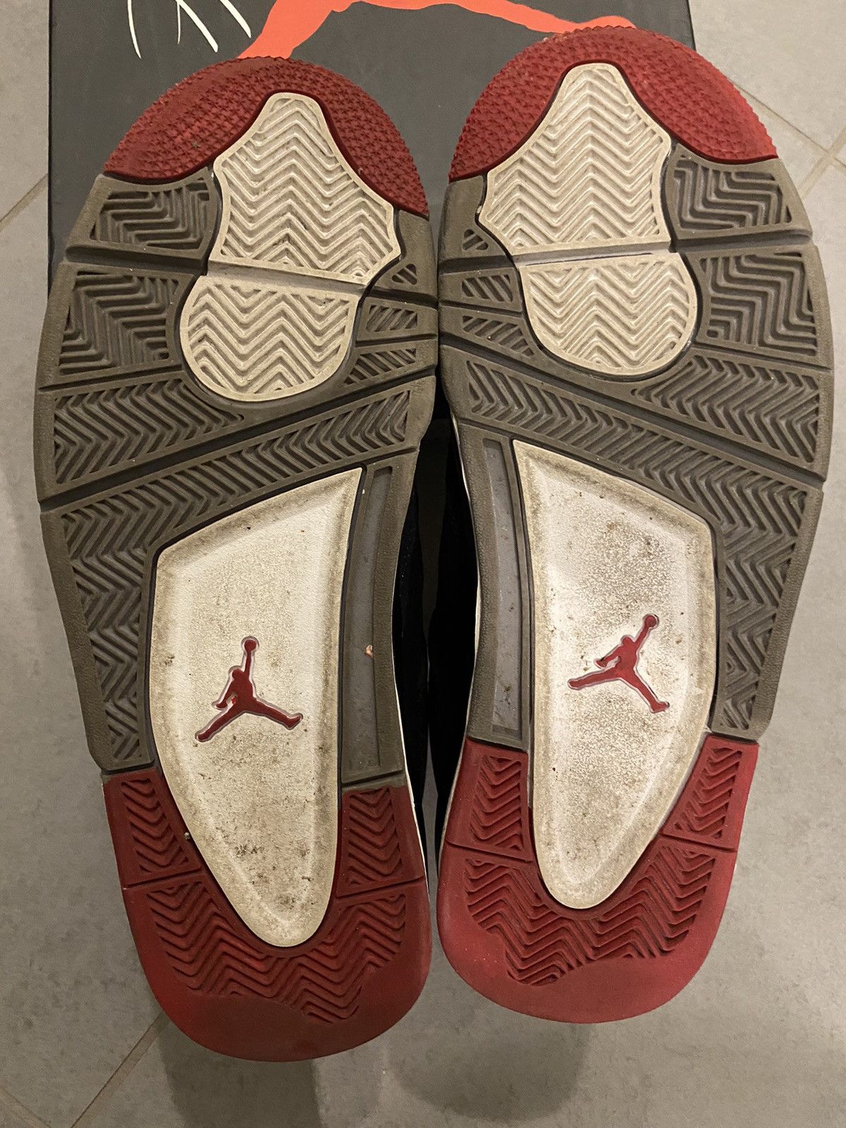 Jordan Brand × Nike ‘12 Air Jordan 4 Retro Bred Size US 10.5 / EU 43-44 - 5 Thumbnail