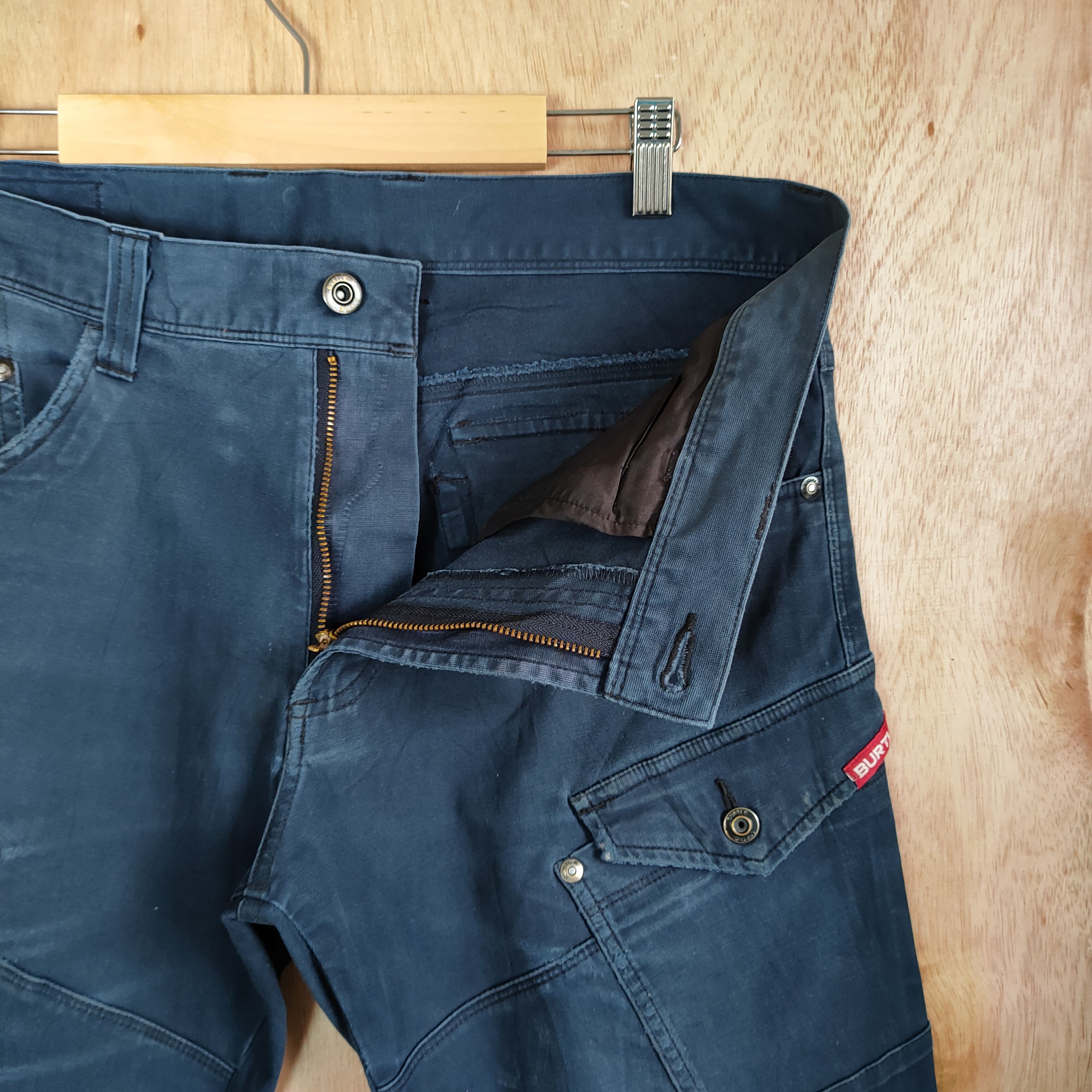 Japanese Brand JAPANESE BRAND FADED VINTAGE CARGO PANTS DAMAGE KNEE Size US 32 / EU 48 - 9 Thumbnail