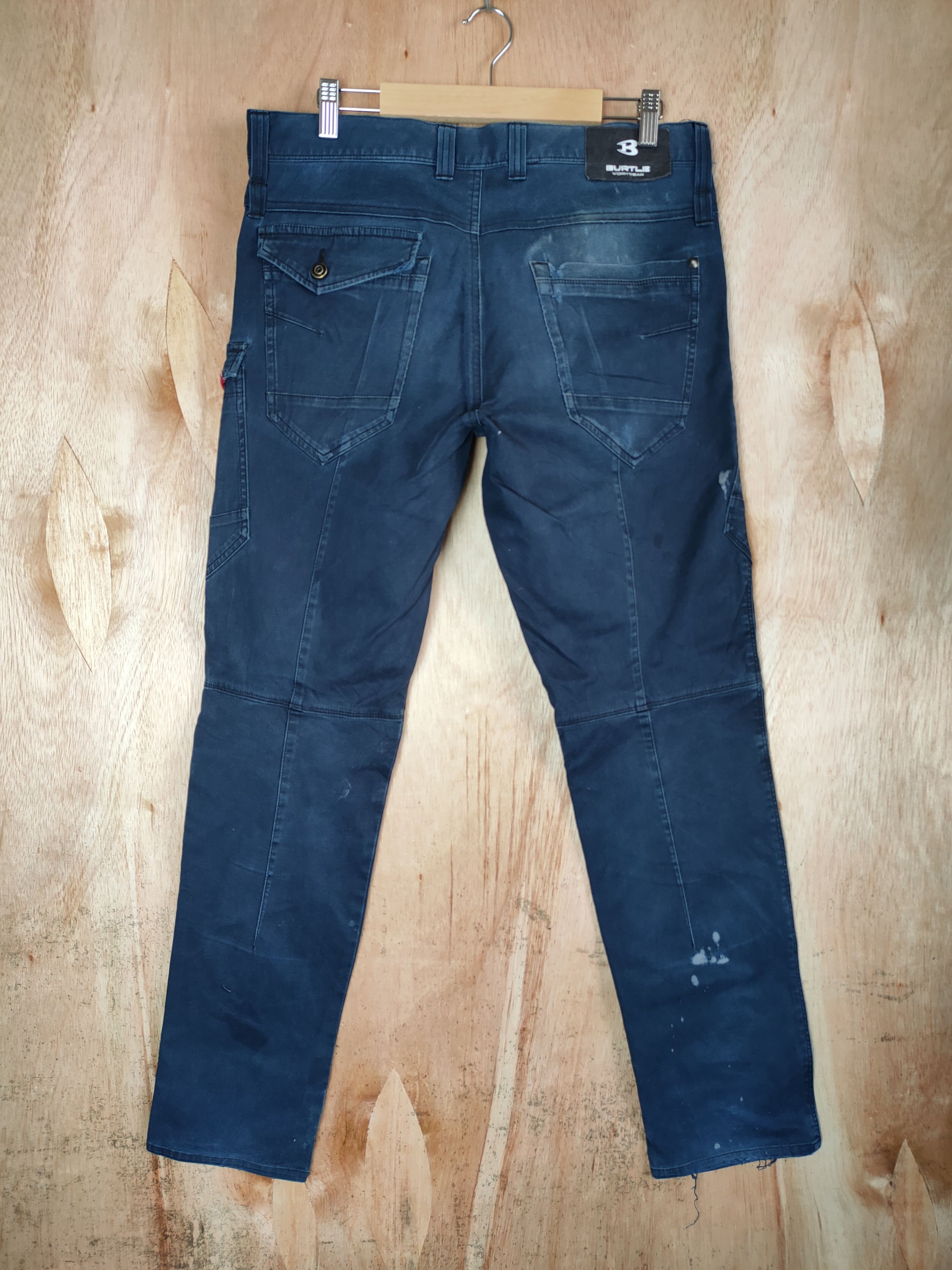 Japanese Brand JAPANESE BRAND FADED VINTAGE CARGO PANTS DAMAGE KNEE Size US 32 / EU 48 - 5 Thumbnail