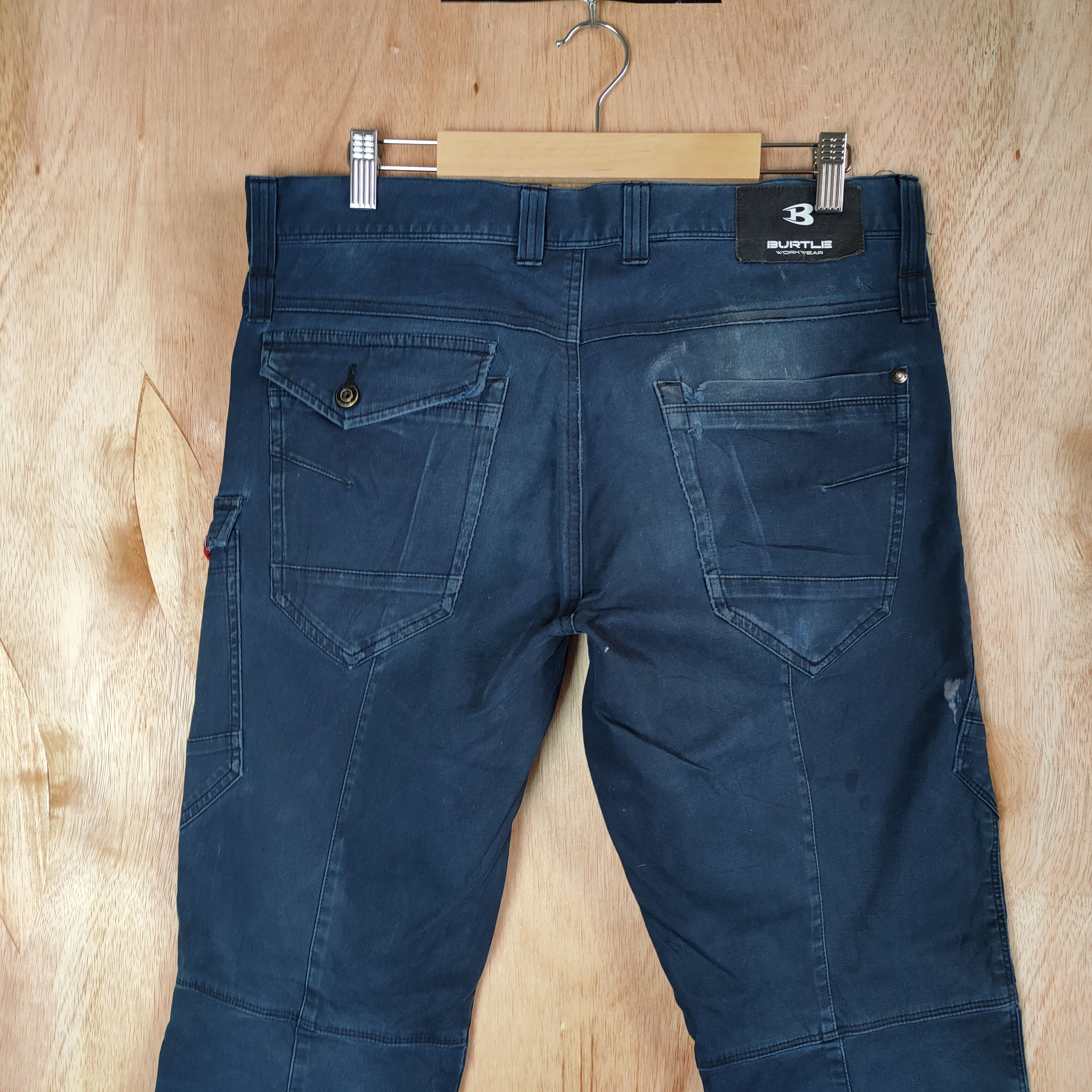 Japanese Brand JAPANESE BRAND FADED VINTAGE CARGO PANTS DAMAGE KNEE Size US 32 / EU 48 - 8 Thumbnail