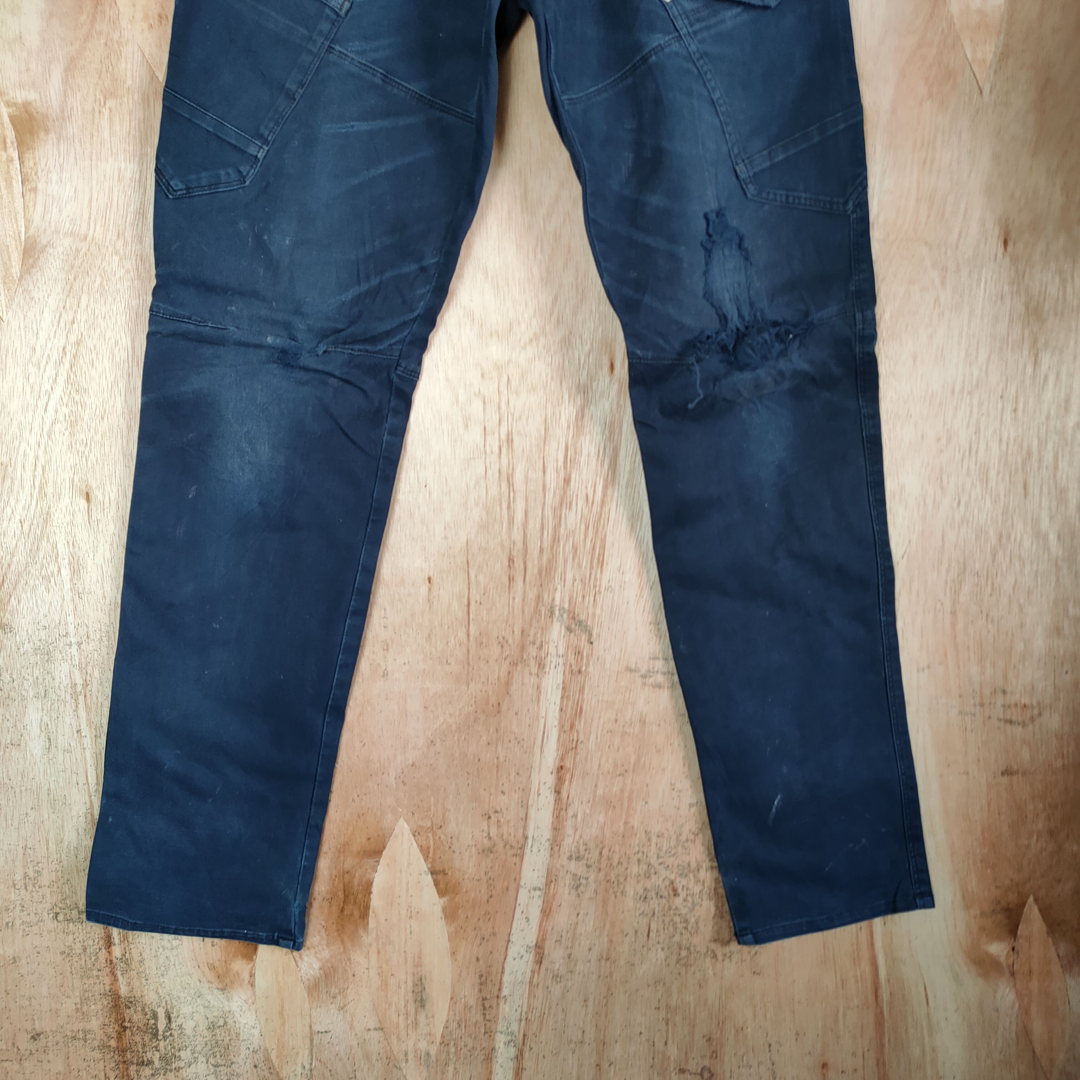 Japanese Brand JAPANESE BRAND FADED VINTAGE CARGO PANTS DAMAGE KNEE Size US 32 / EU 48 - 3 Thumbnail