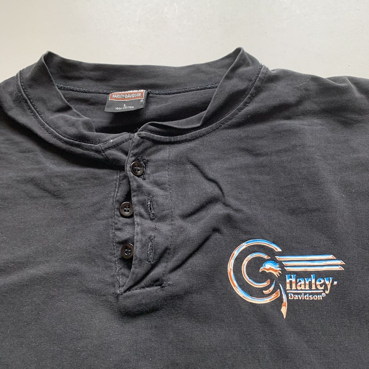 Harley Davidson × Vintage Vintage 90s Harley Davidson Motorcycle Graphic Biker T Shirt Size US L / EU 52-54 / 3 - 5 Thumbnail