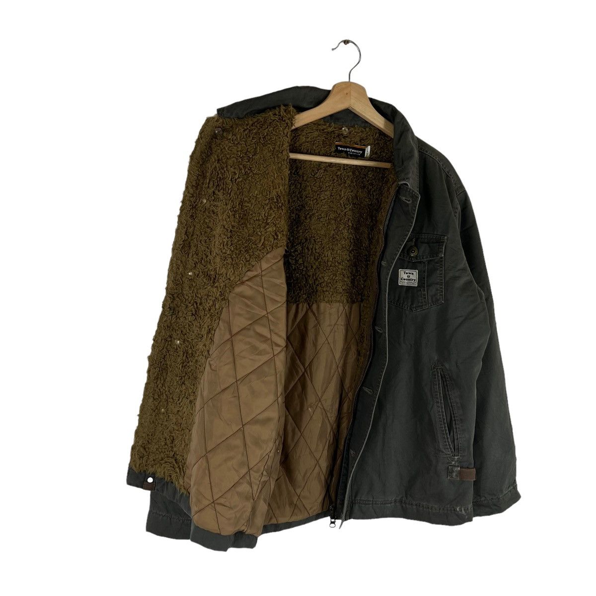 Japanese Brand VINTAGE CHORE JACKET TOWN & COUNTRY MILITARY DESIGN Size US L / EU 52-54 / 3 - 12 Thumbnail