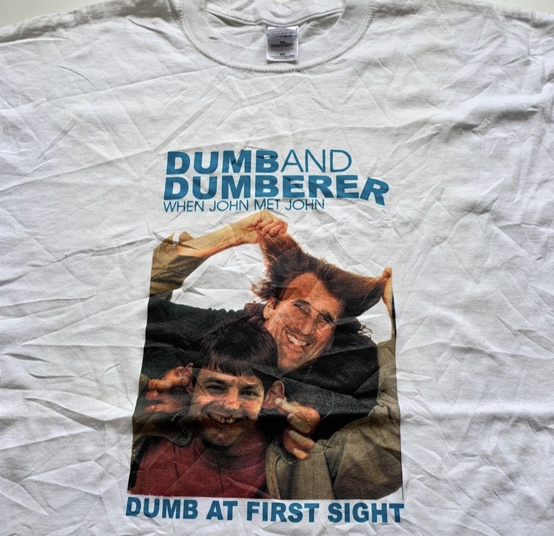 Vintage Vintage 2000s Dumb And Dumber Movie Graphic T-Shirt Rare Size US XXL / EU 58 / 5 - 2 Thumbnail