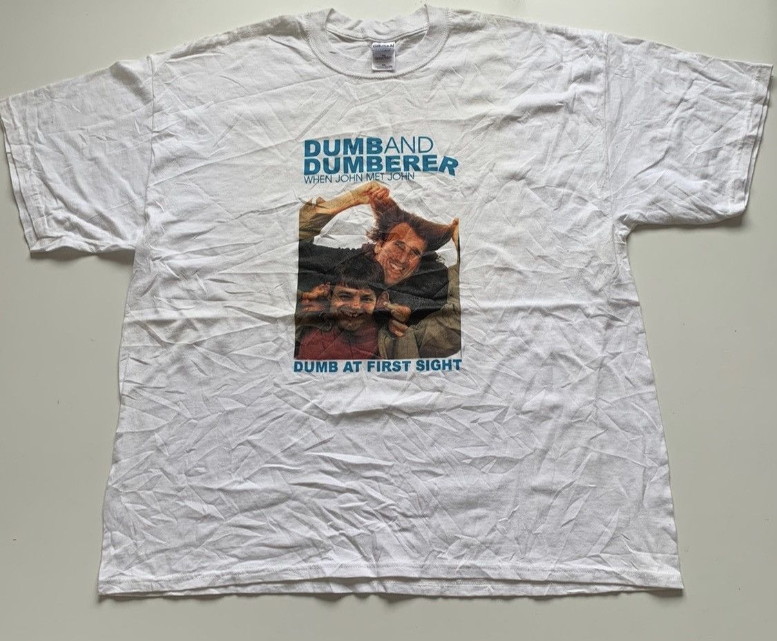 Vintage Vintage 2000s Dumb And Dumber Movie Graphic T-Shirt Rare Size US XXL / EU 58 / 5 - 1 Thumbnail
