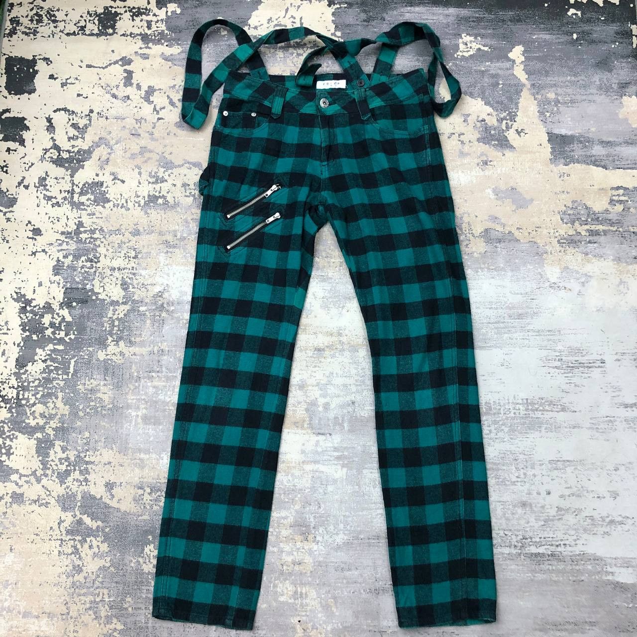 Japanese Brand × Seditionaries P227 JAPAN COLZA PUNK TARTAN ZIPPER PANTS Size US 32 / EU 48 - 1 Thumbnail