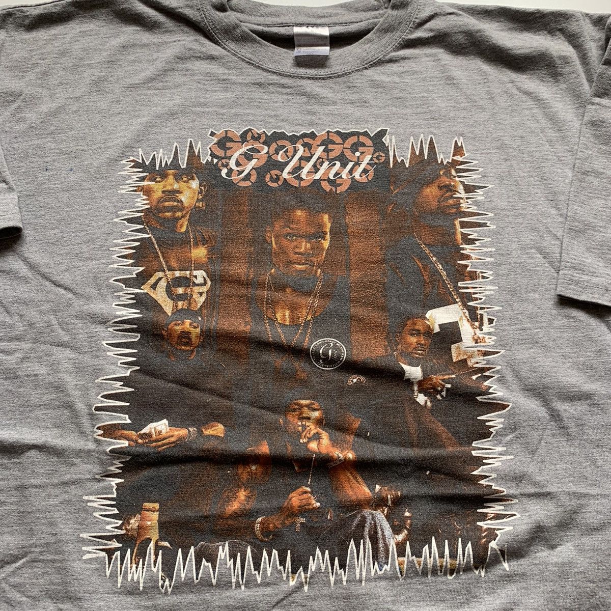 Rap Tees × Vintage Vintage 2000s G UNIT 50 Cent Rap Graphic T Shirt 2XL Rare Size US XXL / EU 58 / 5 - 2 Thumbnail