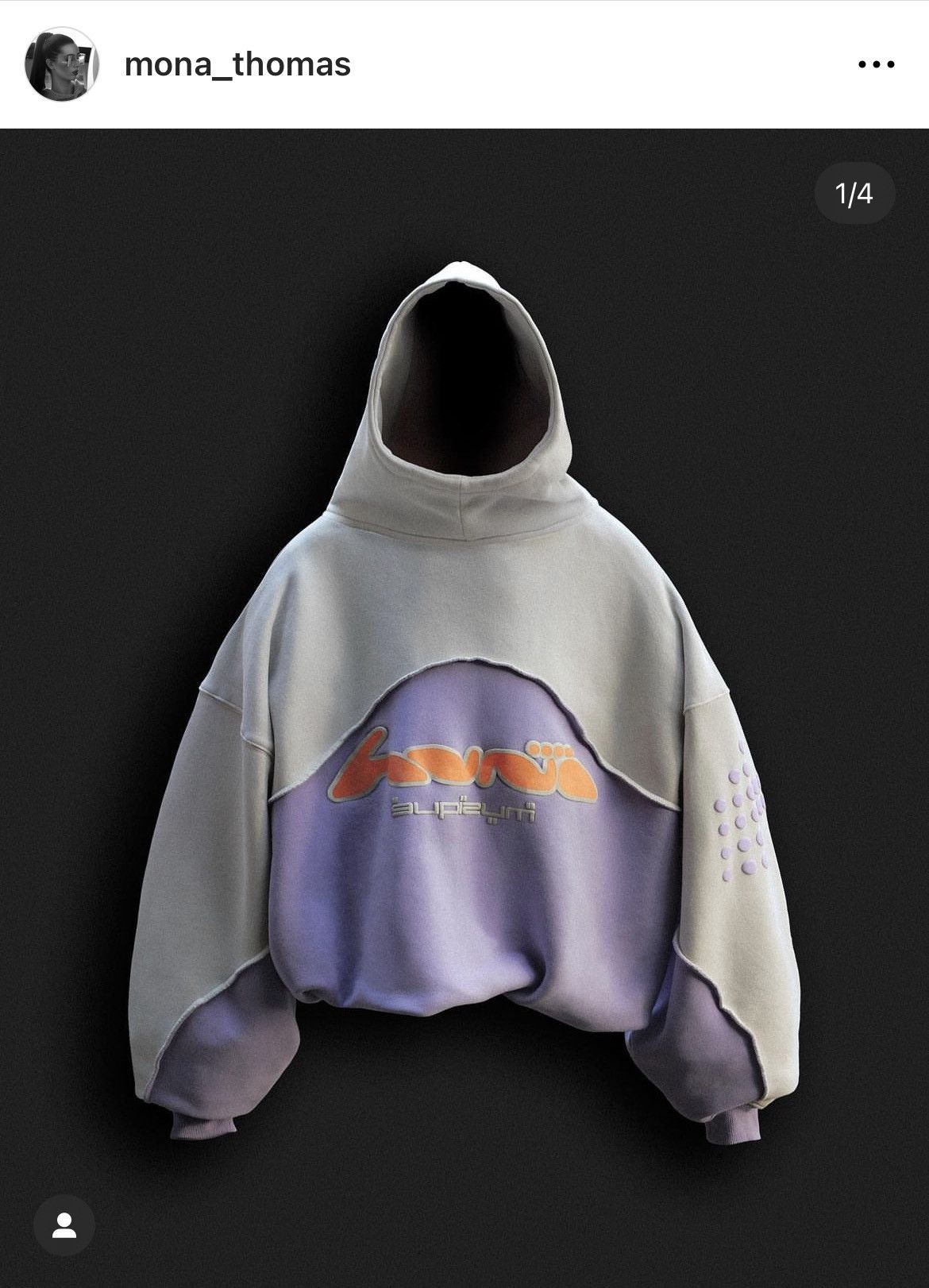 Other HUNi SiNE COSiNE HOODiE BY MONA THOMAS COZY WAVE FLEECE Size XL / US 12-14 / IT 48-50 - 13 Thumbnail