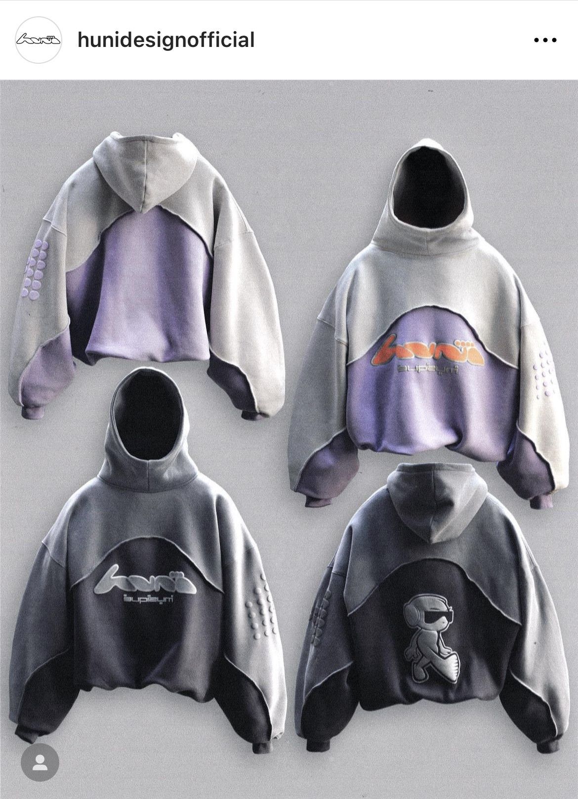 Other HUNi SiNE COSiNE HOODiE BY MONA THOMAS COZY WAVE FLEECE Size XL / US 12-14 / IT 48-50 - 19 Thumbnail