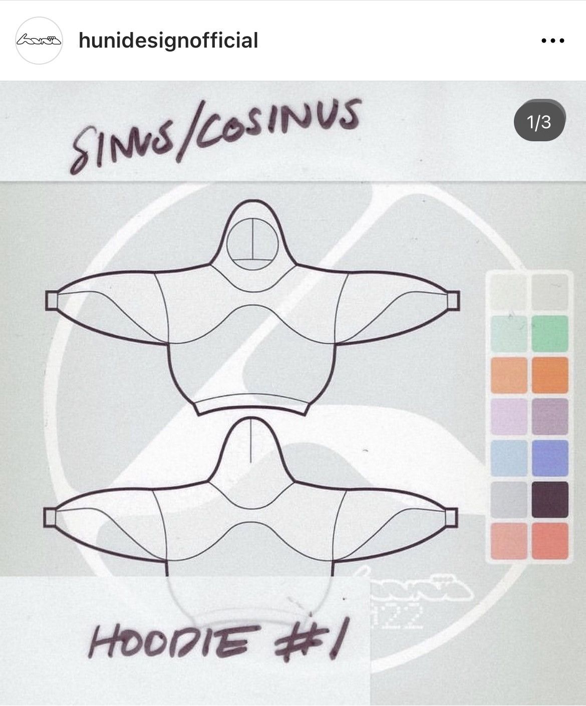 Other HUNi SiNE COSiNE HOODiE BY MONA THOMAS COZY WAVE FLEECE Size XL / US 12-14 / IT 48-50 - 18 Thumbnail