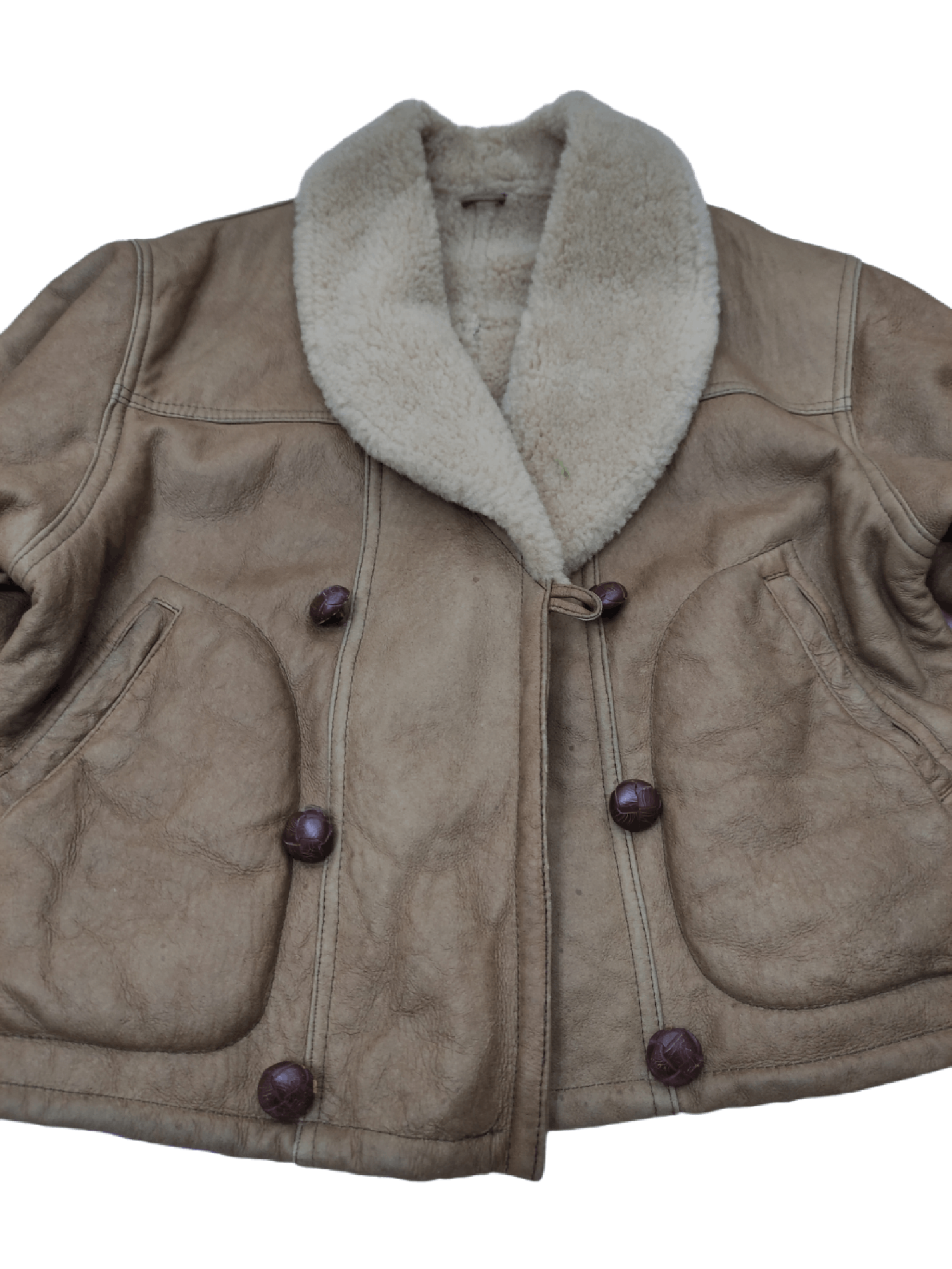 Japanese Brand Vintage Sheepskin Shearling Leather Jacket Size US M / EU 48-50 / 2 - 3 Thumbnail