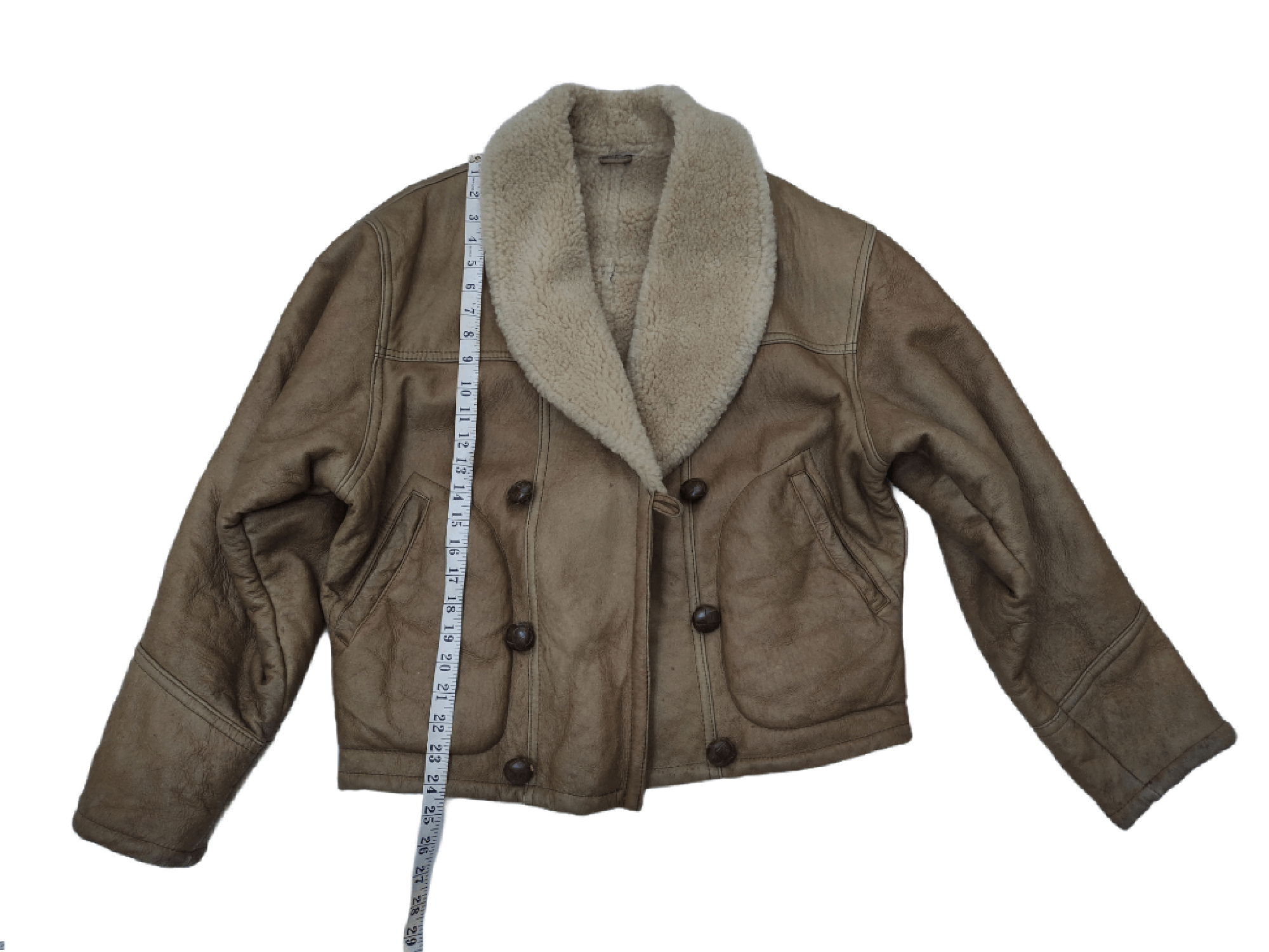 Japanese Brand Vintage Sheepskin Shearling Leather Jacket Size US M / EU 48-50 / 2 - 7 Thumbnail