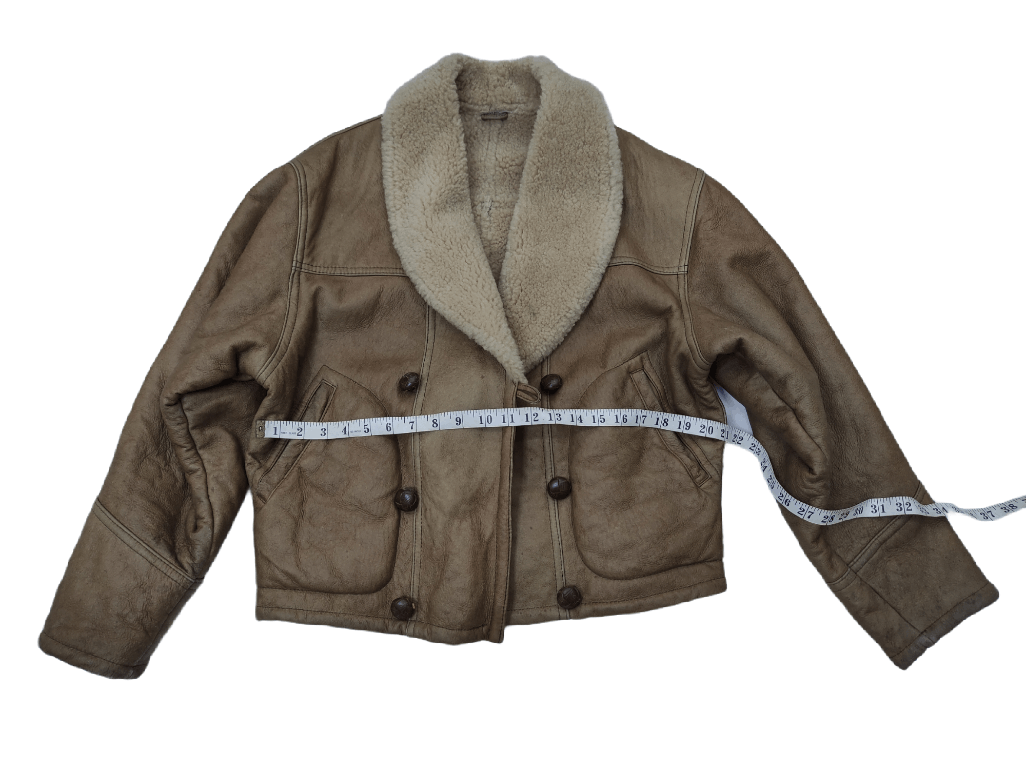 Japanese Brand Vintage Sheepskin Shearling Leather Jacket Size US M / EU 48-50 / 2 - 6 Thumbnail
