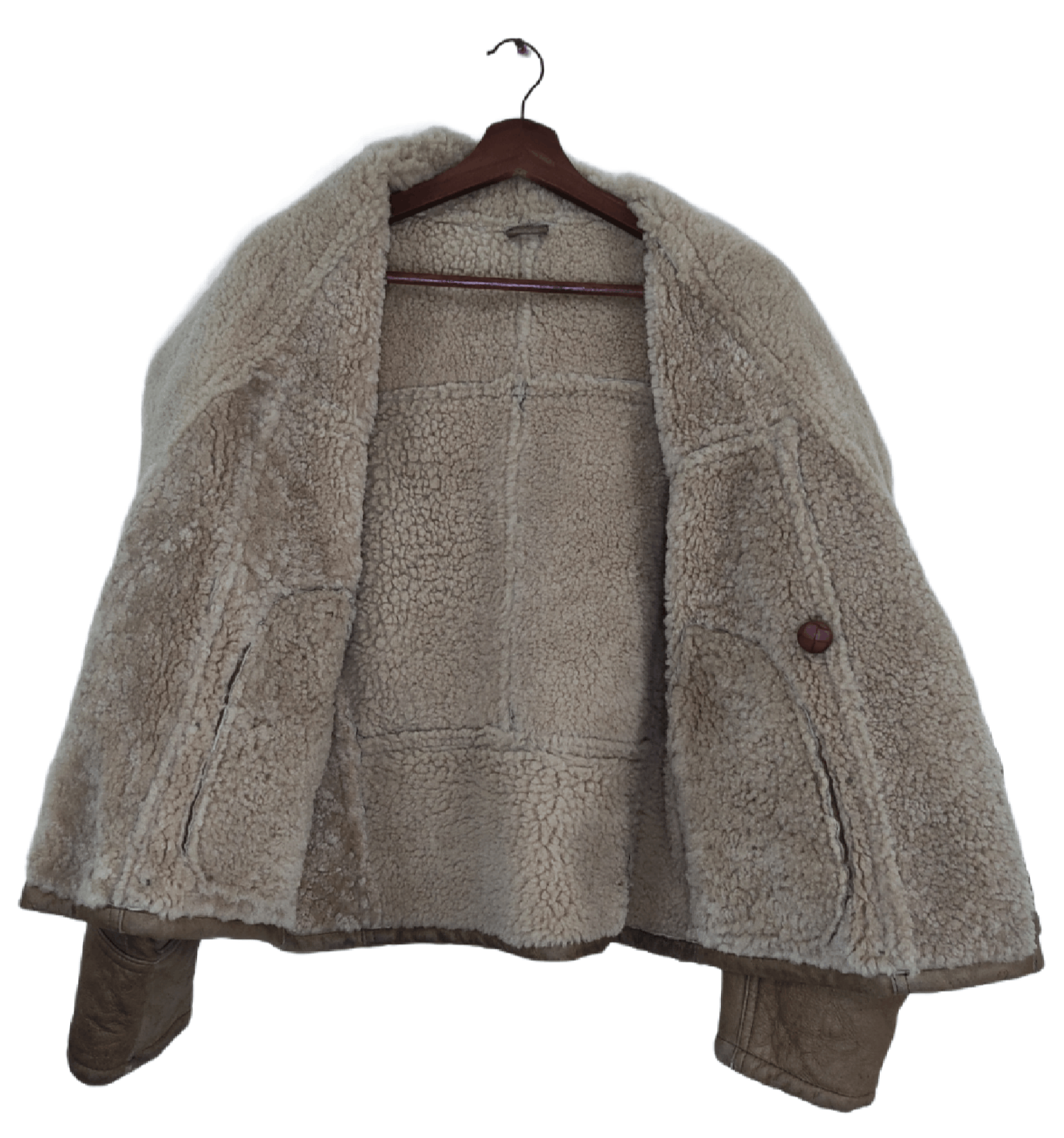 Japanese Brand Vintage Sheepskin Shearling Leather Jacket Size US M / EU 48-50 / 2 - 5 Thumbnail