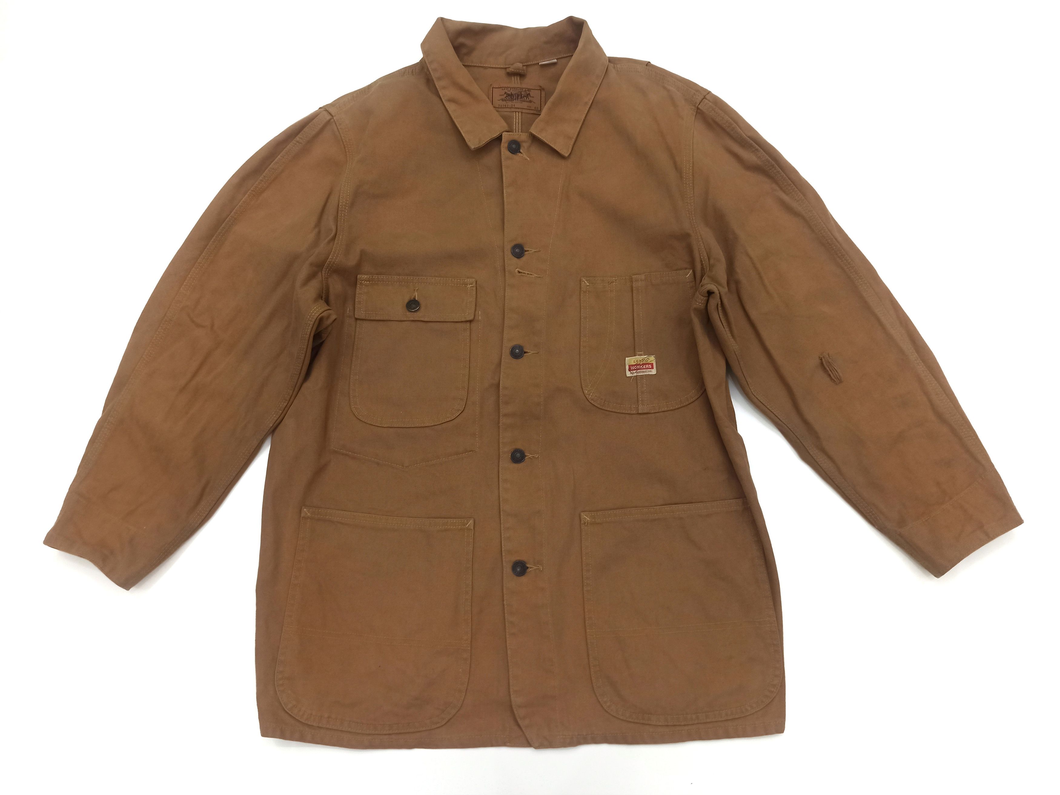 Levi's × Levi's Made & Crafted × Levi's Vintage Clothing Vintage Levi's Work Wear Duck Canvas Chore Jacket Size US XL / EU 56 / 4 - 1 Thumbnail