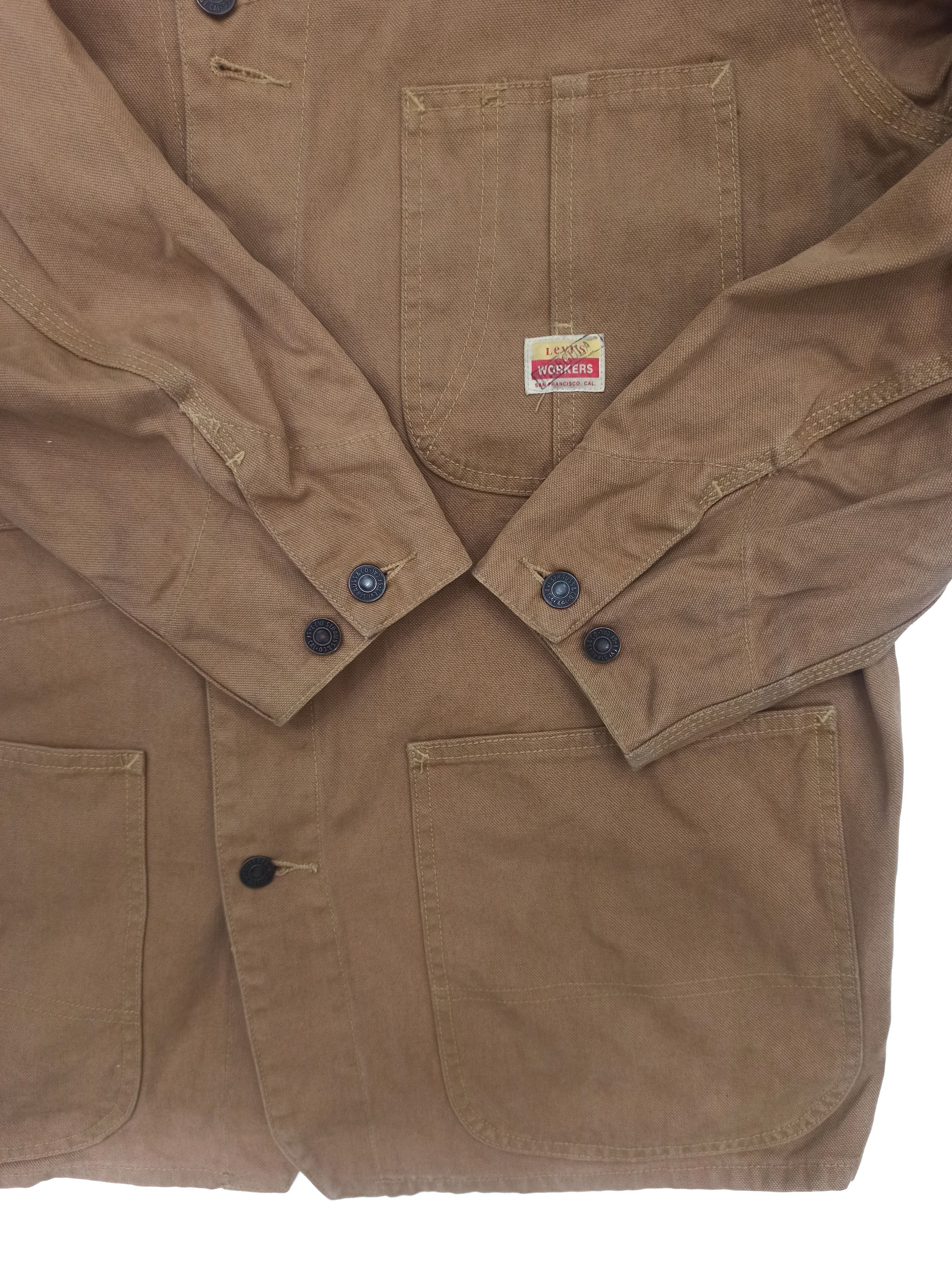 Levi's × Levi's Made & Crafted × Levi's Vintage Clothing Vintage Levi's Work Wear Duck Canvas Chore Jacket Size US XL / EU 56 / 4 - 4 Thumbnail