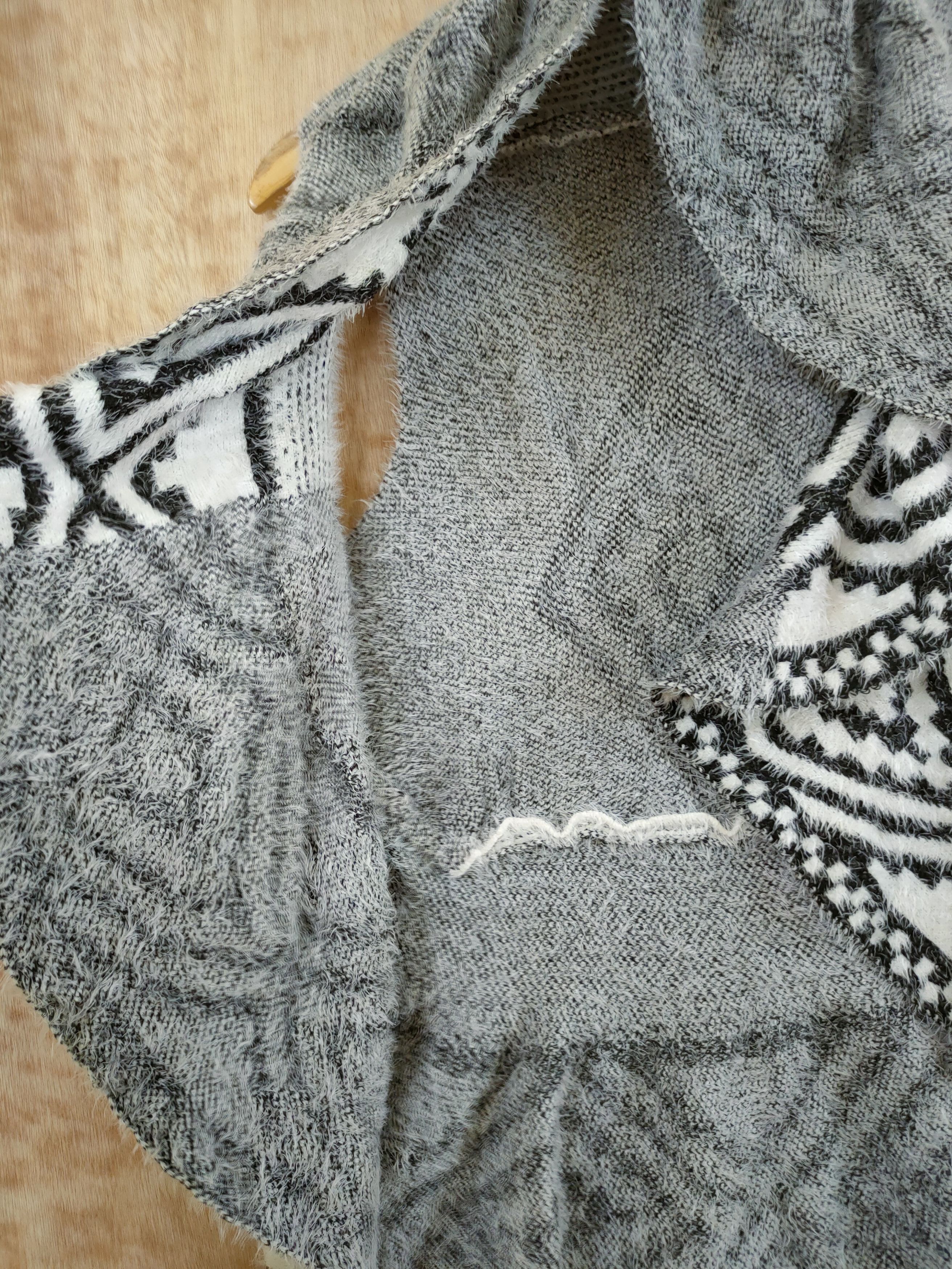 Vintage DL Navajo cardigan vest mohair fur shaggy japan #46-508 Size US S / EU 44-46 / 1 - 7 Thumbnail