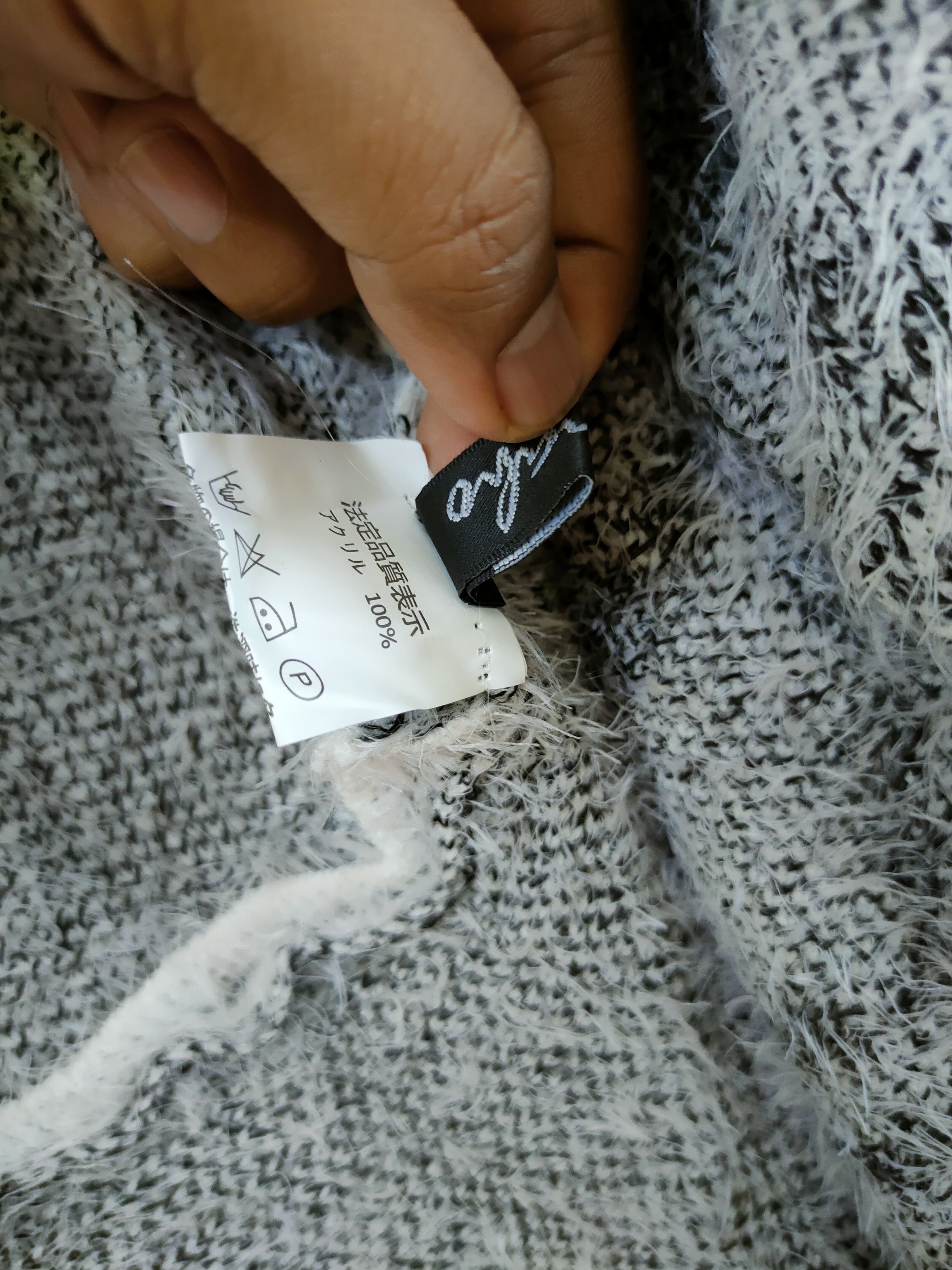 Vintage DL Navajo cardigan vest mohair fur shaggy japan #46-508 Size US S / EU 44-46 / 1 - 9 Thumbnail