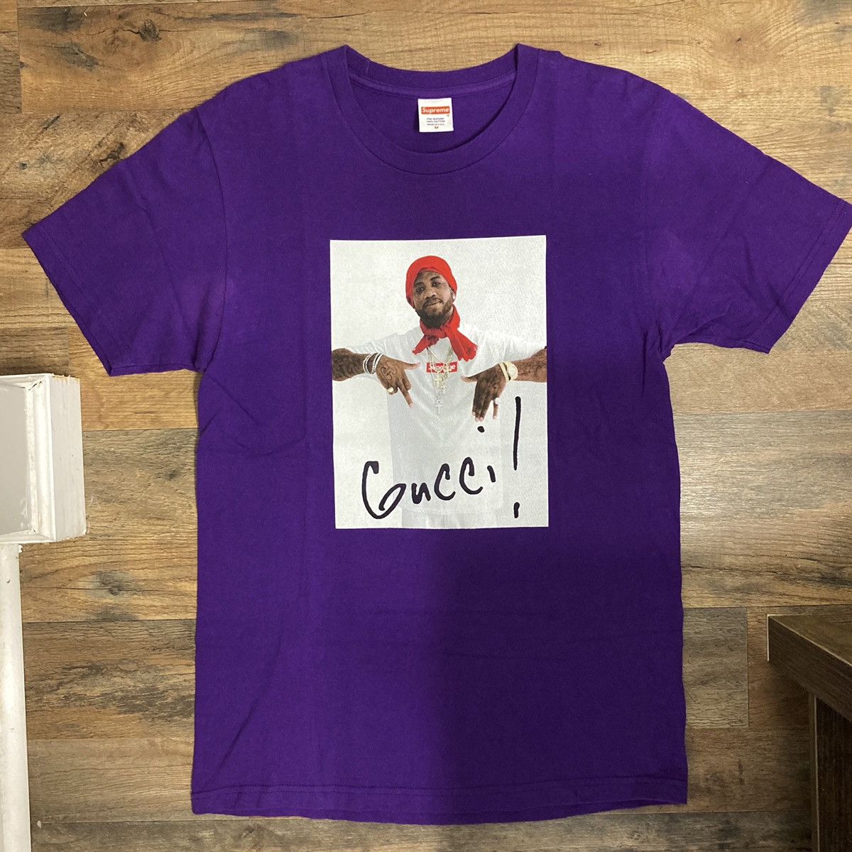 Supreme Gucci Mane T-Shirt - FW16 Size US M / EU 48-50 / 2 - 2 Thumbnail