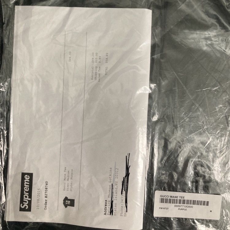 Supreme Gucci Mane T-Shirt - FW16 Size US M / EU 48-50 / 2 - 6 Thumbnail