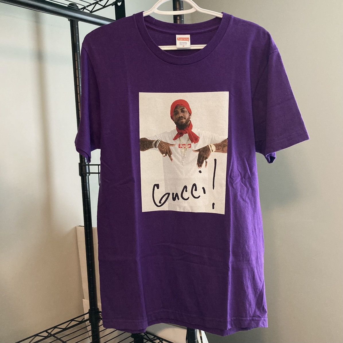Supreme Gucci Mane T-Shirt - FW16 Size US M / EU 48-50 / 2 - 1 Thumbnail