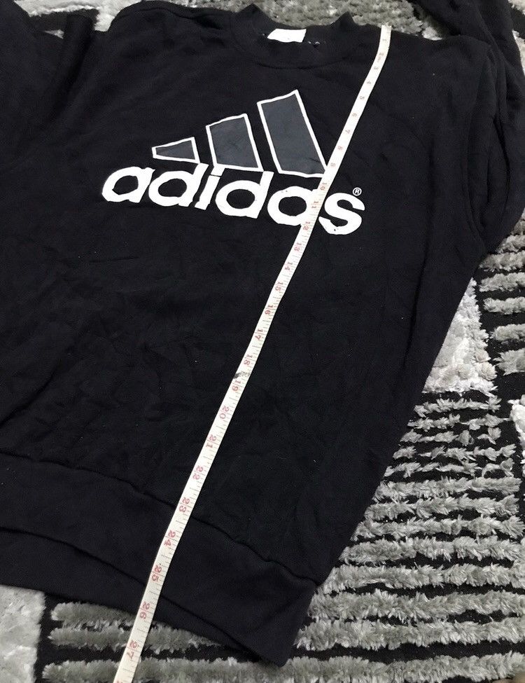 Vintage Vintage 90s Adidas center logo sweatshirt Size US M / EU 48-50 / 2 - 7 Thumbnail